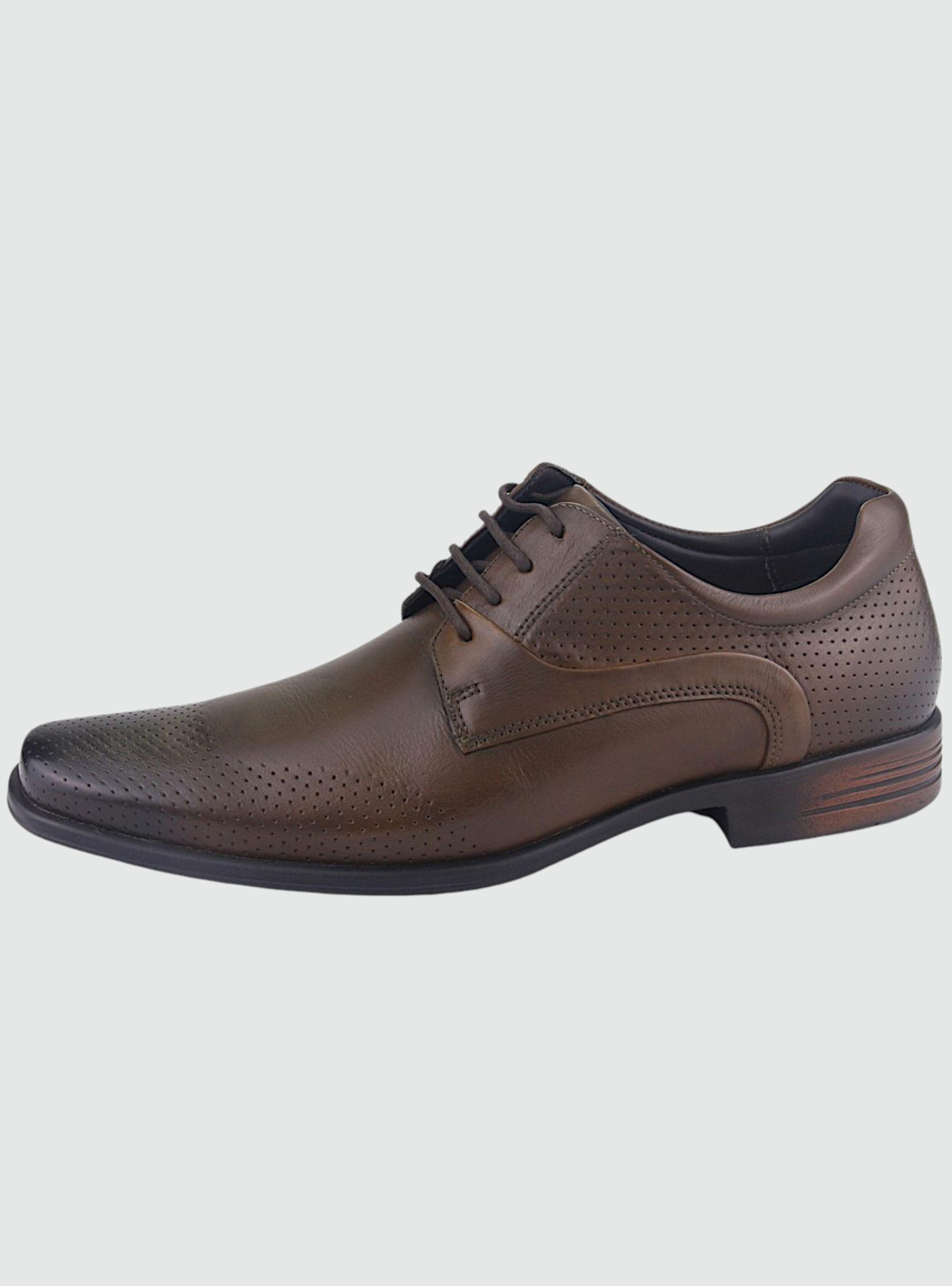 Zapato Ferracini Hombre 5056 Conhaque Casual-0