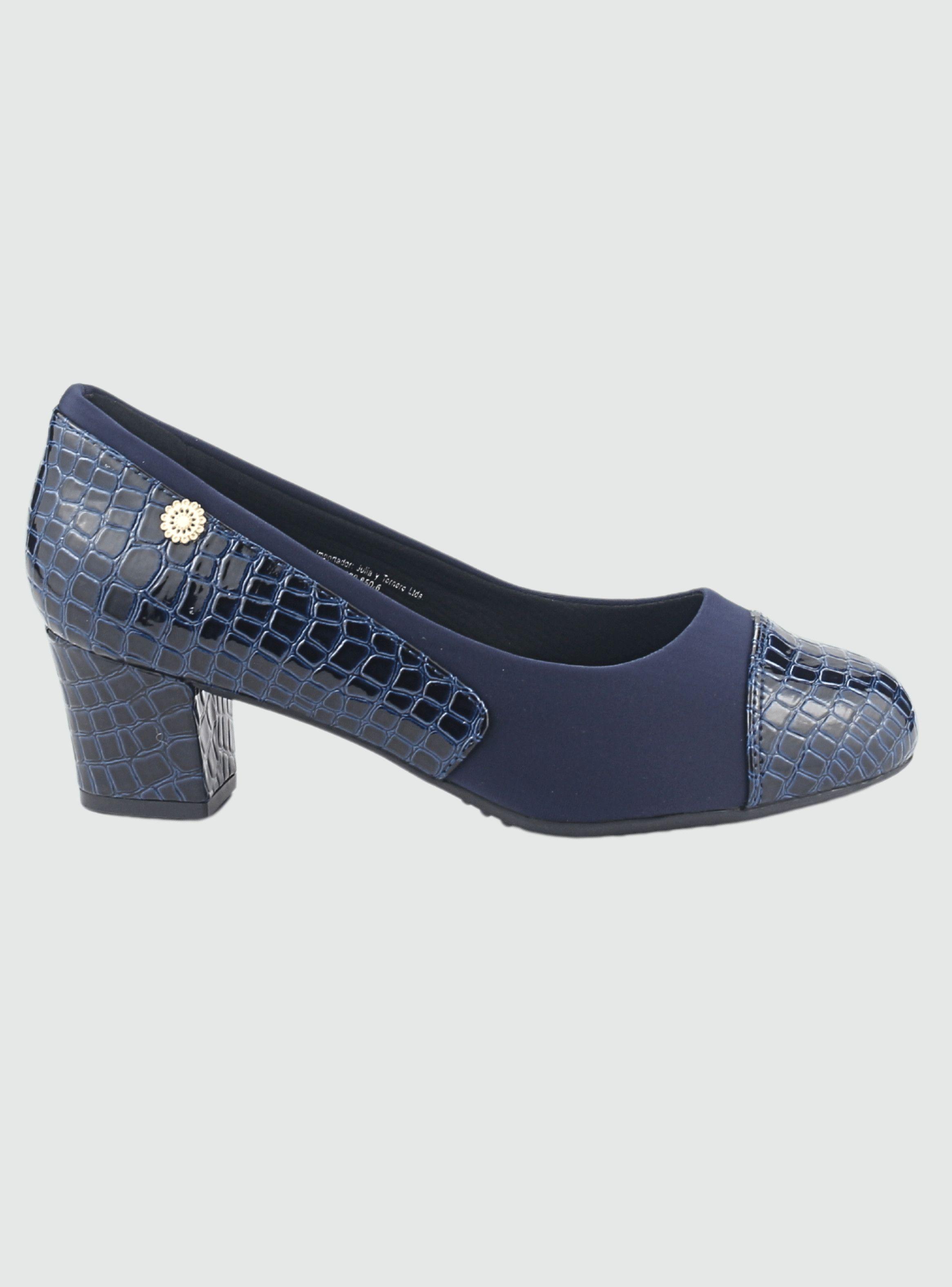 Zapato Chalada Mujer Flexi-15 Azul Marino Casual-0
