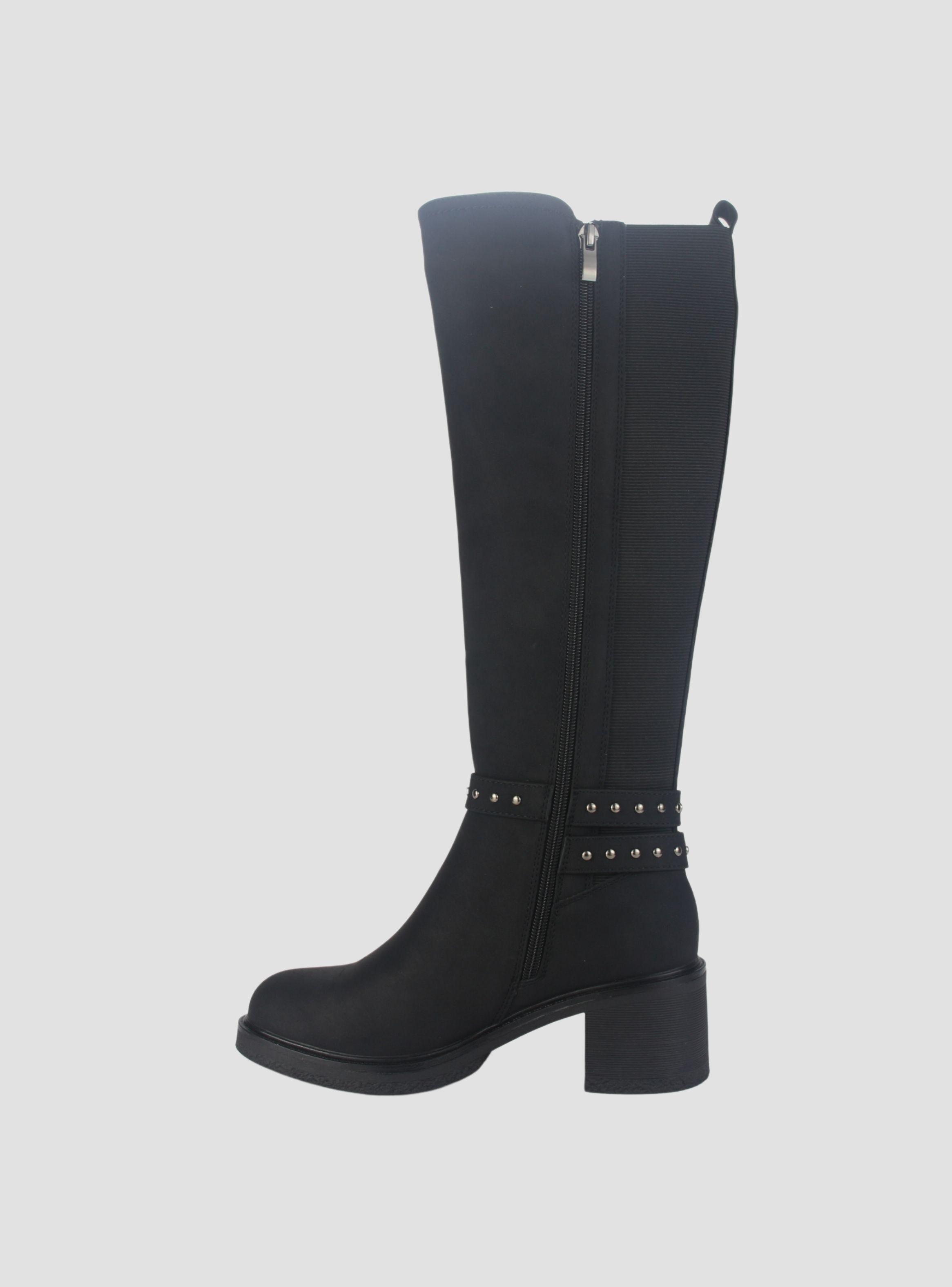 Bota Chalada Mujer Crepe-10 Negro Casual-1