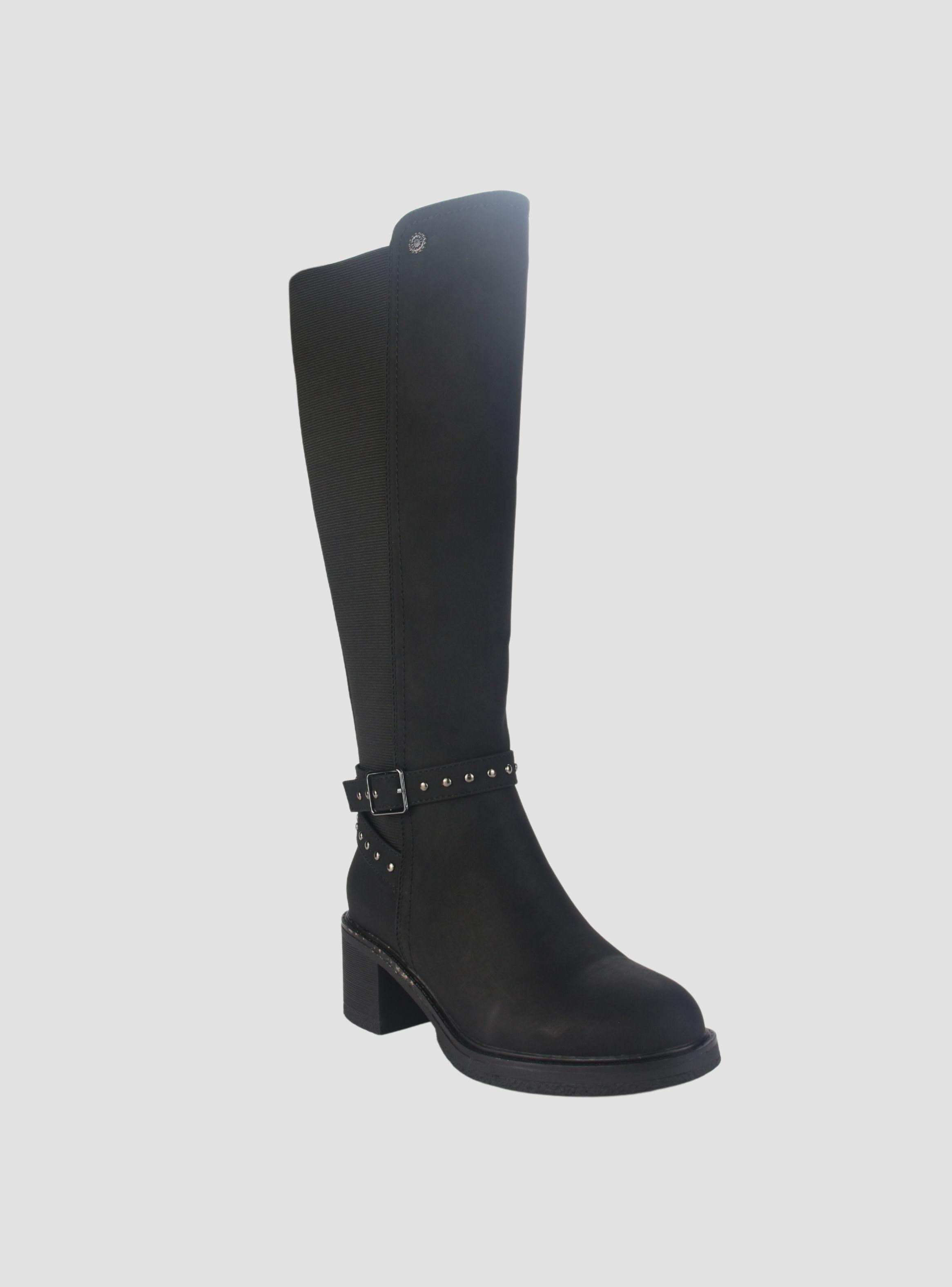 Bota Chalada Mujer Crepe-10 Negro Casual-2