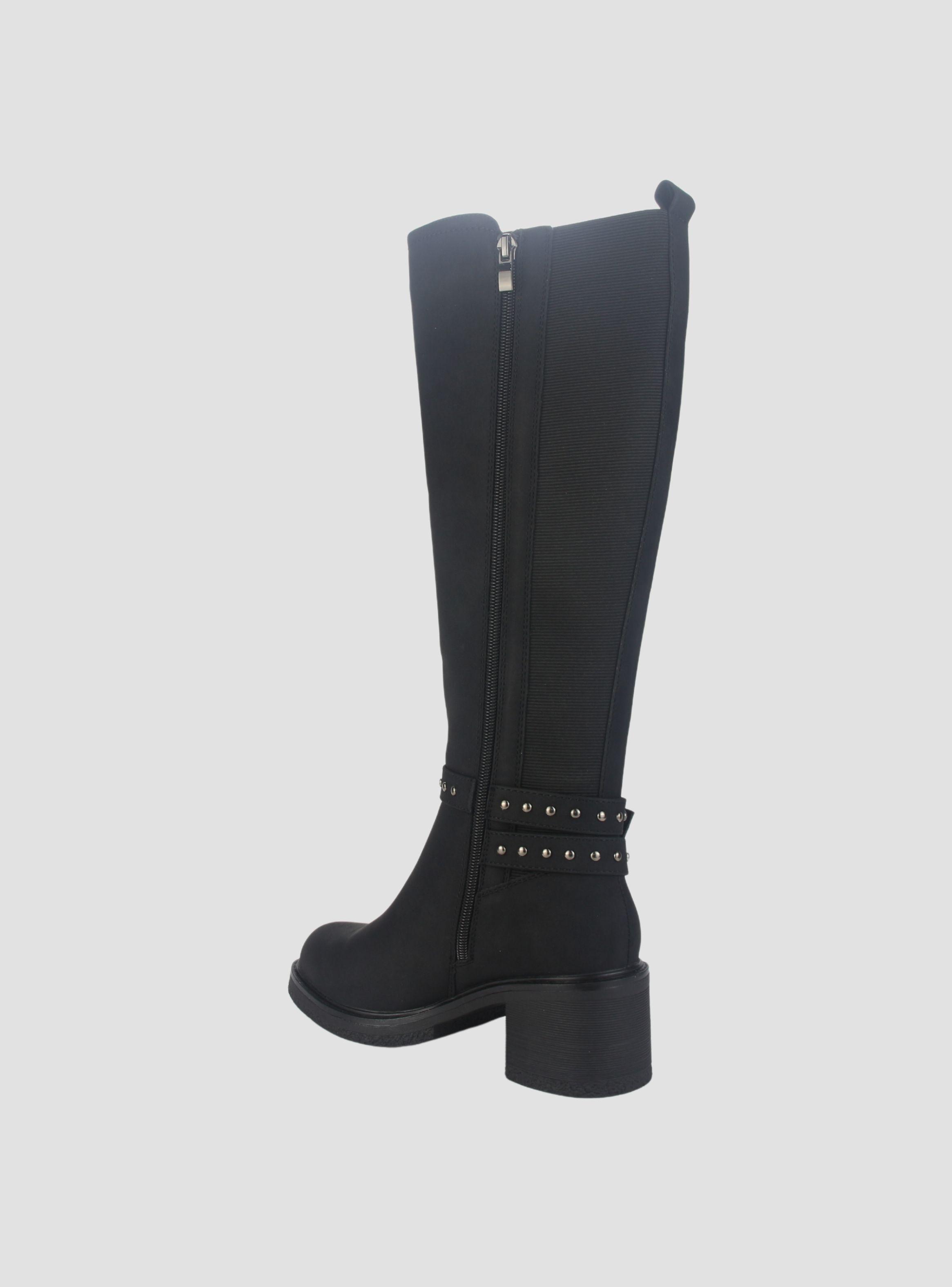 Bota Chalada Mujer Crepe-10 Negro Casual-3