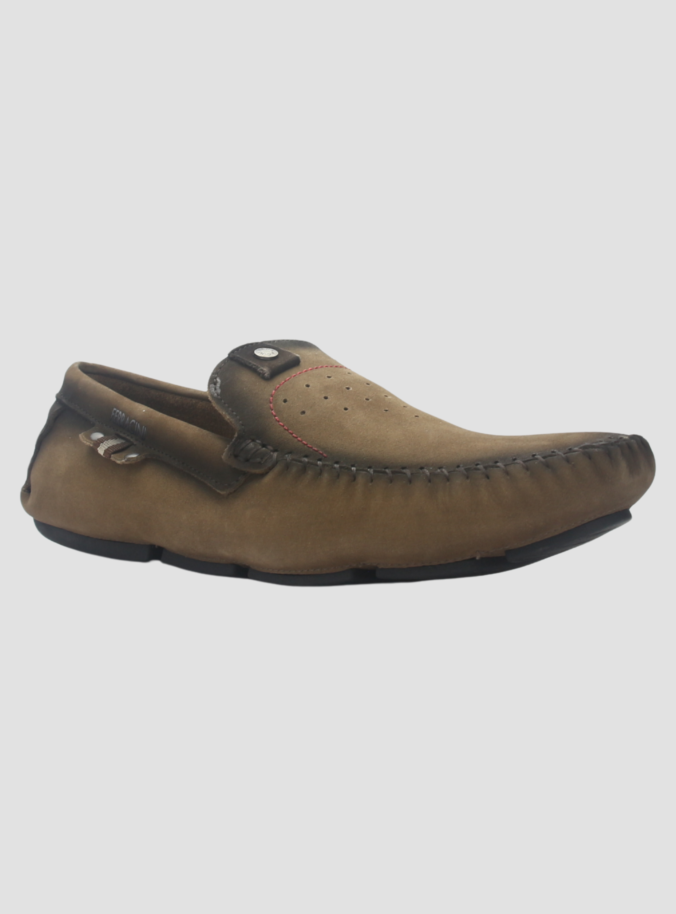 Mocasin Ferracini Hombre 2774 Mali Gris Casual-2