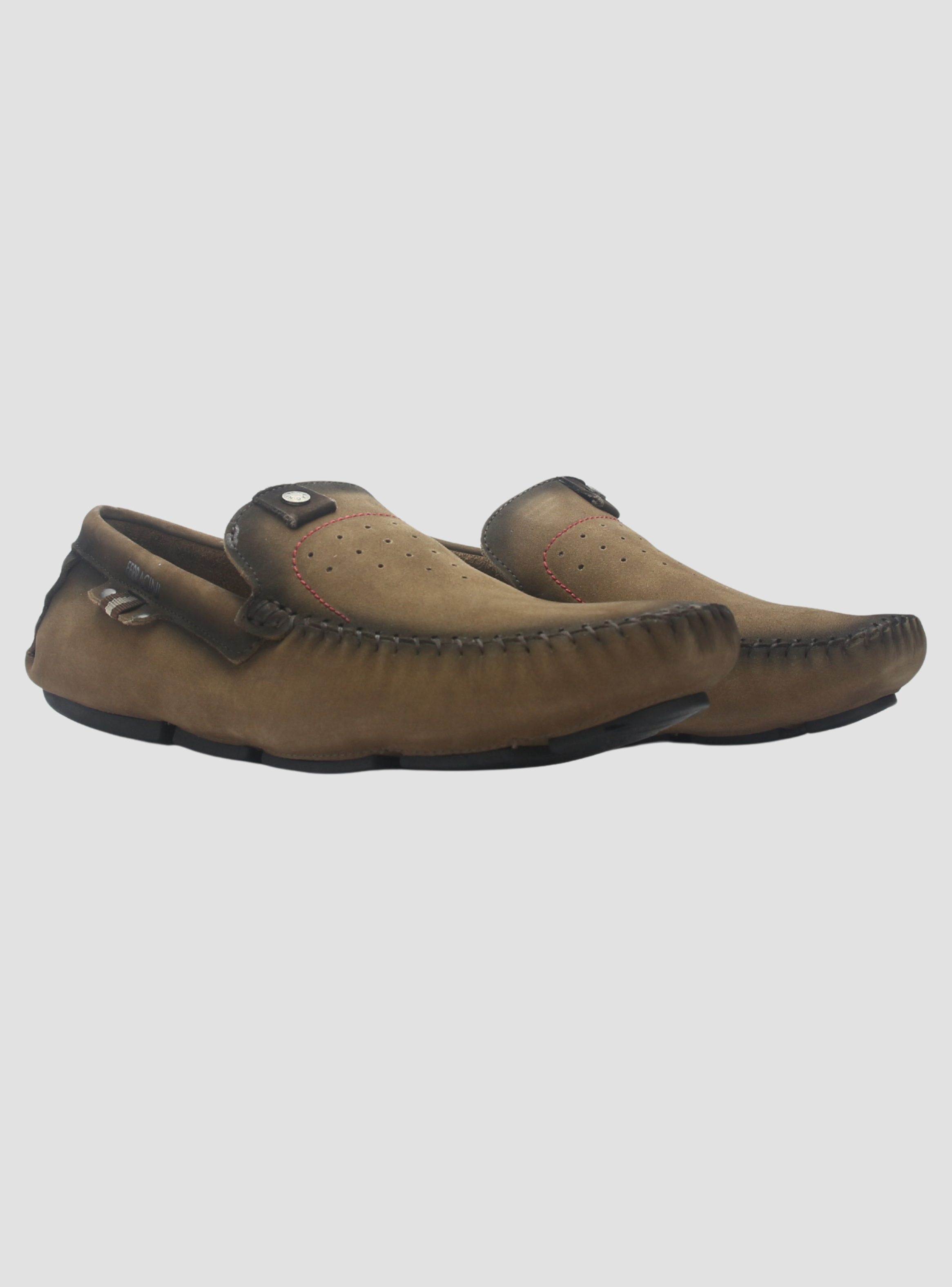 Mocasin Ferracini Hombre 2774 Mali Gris Casual-6