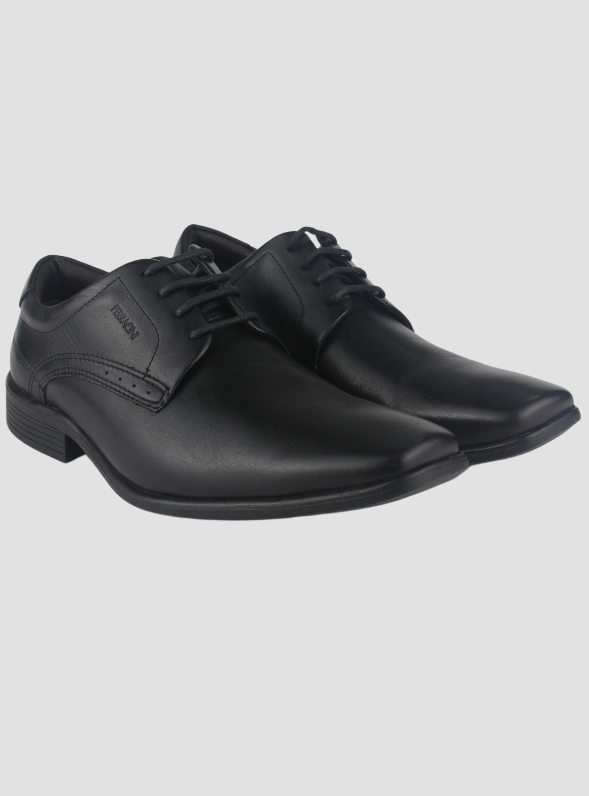 Zapato Ferracini Hombre 5277 Melnik Negro Matte Casual-4