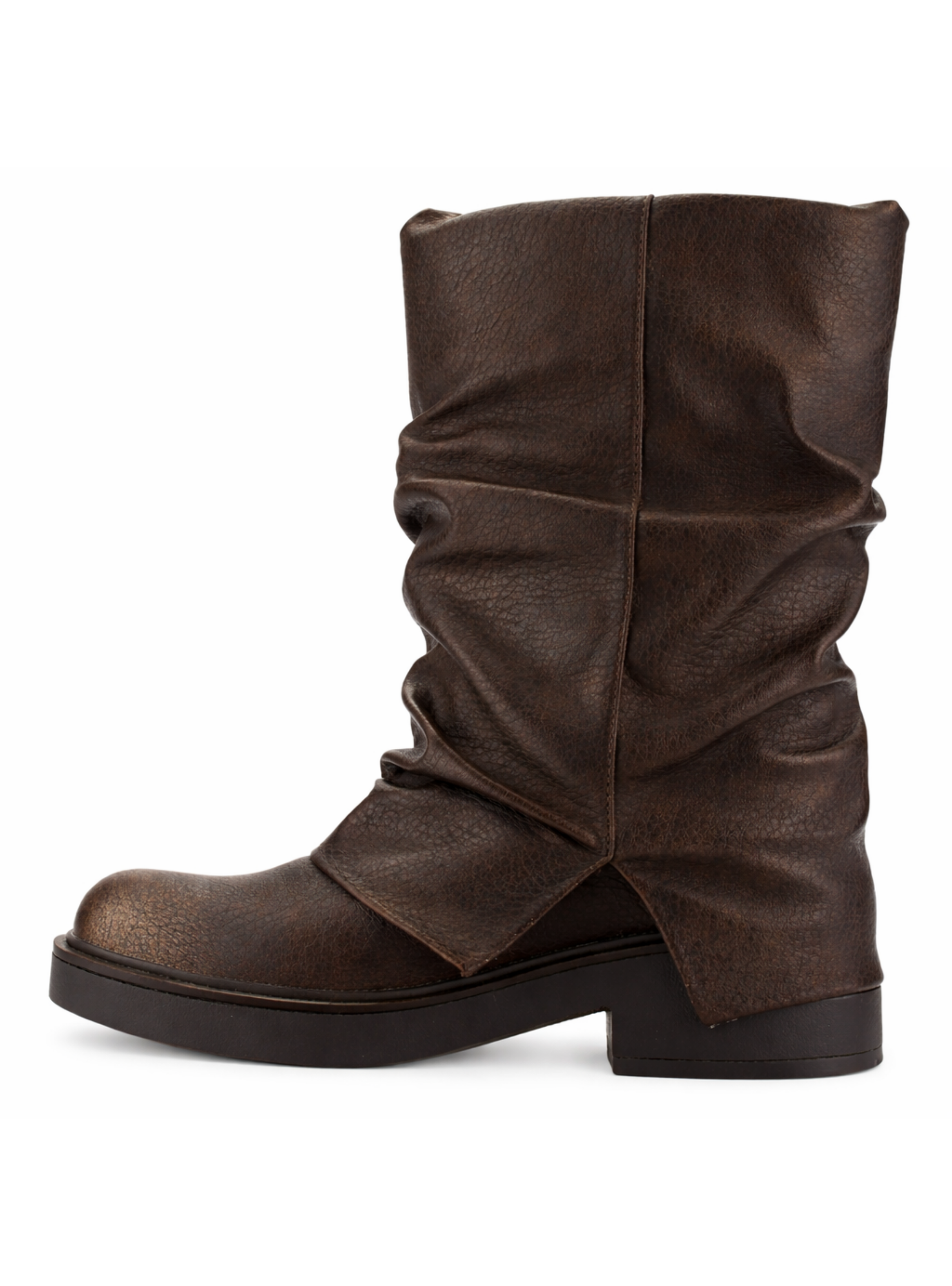 Botin Café Mujer Casual Chalada Biker-1