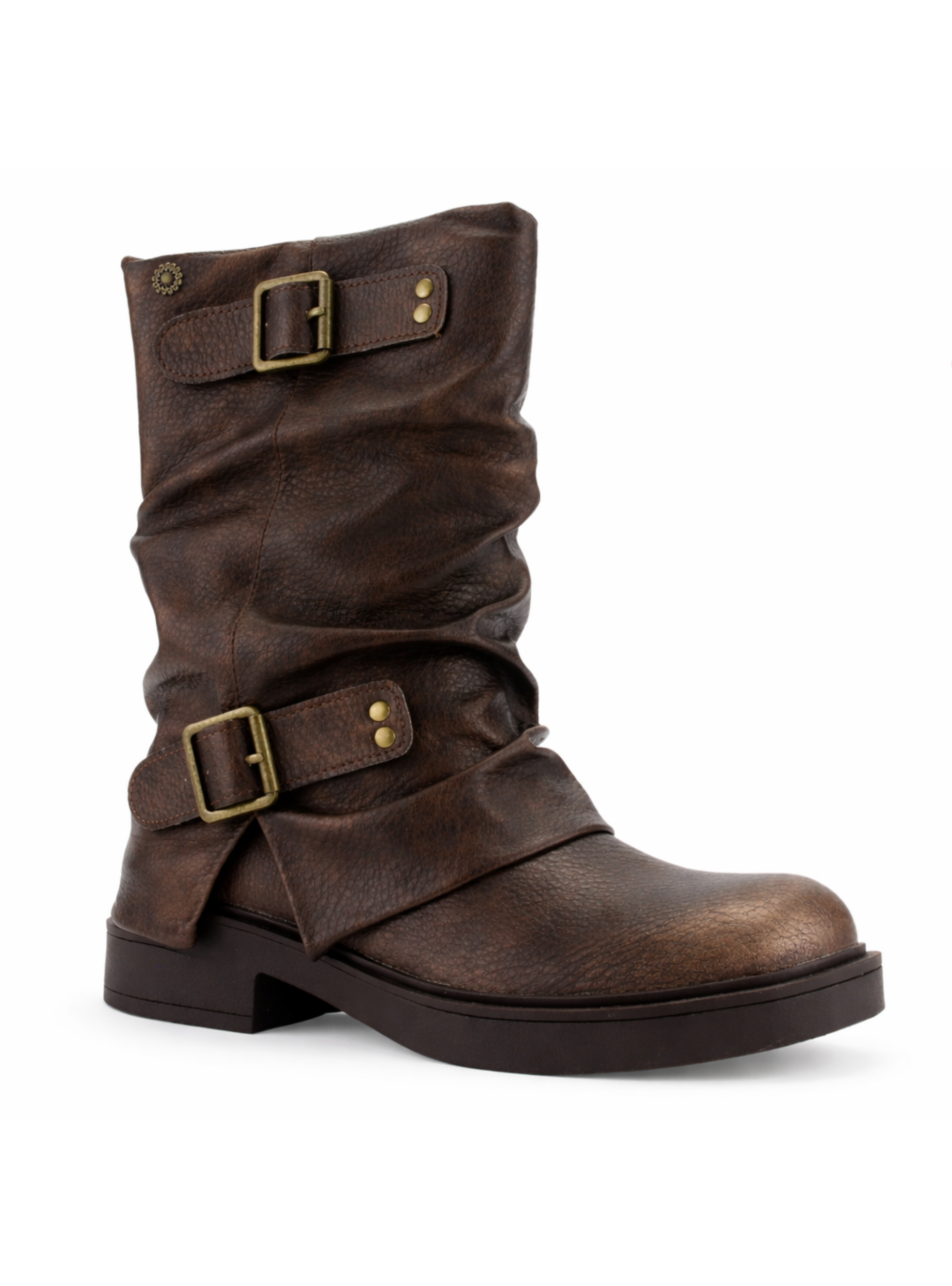 Botin Café Mujer Casual Chalada Biker-2