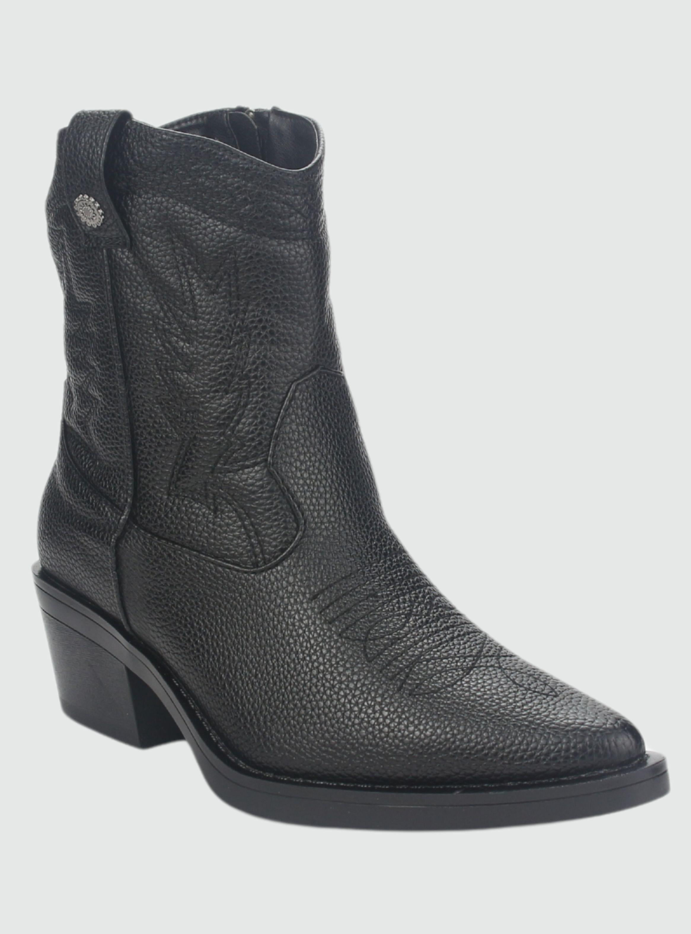 Botin Chalada Mujer Westtop-1 Negro Moda-2