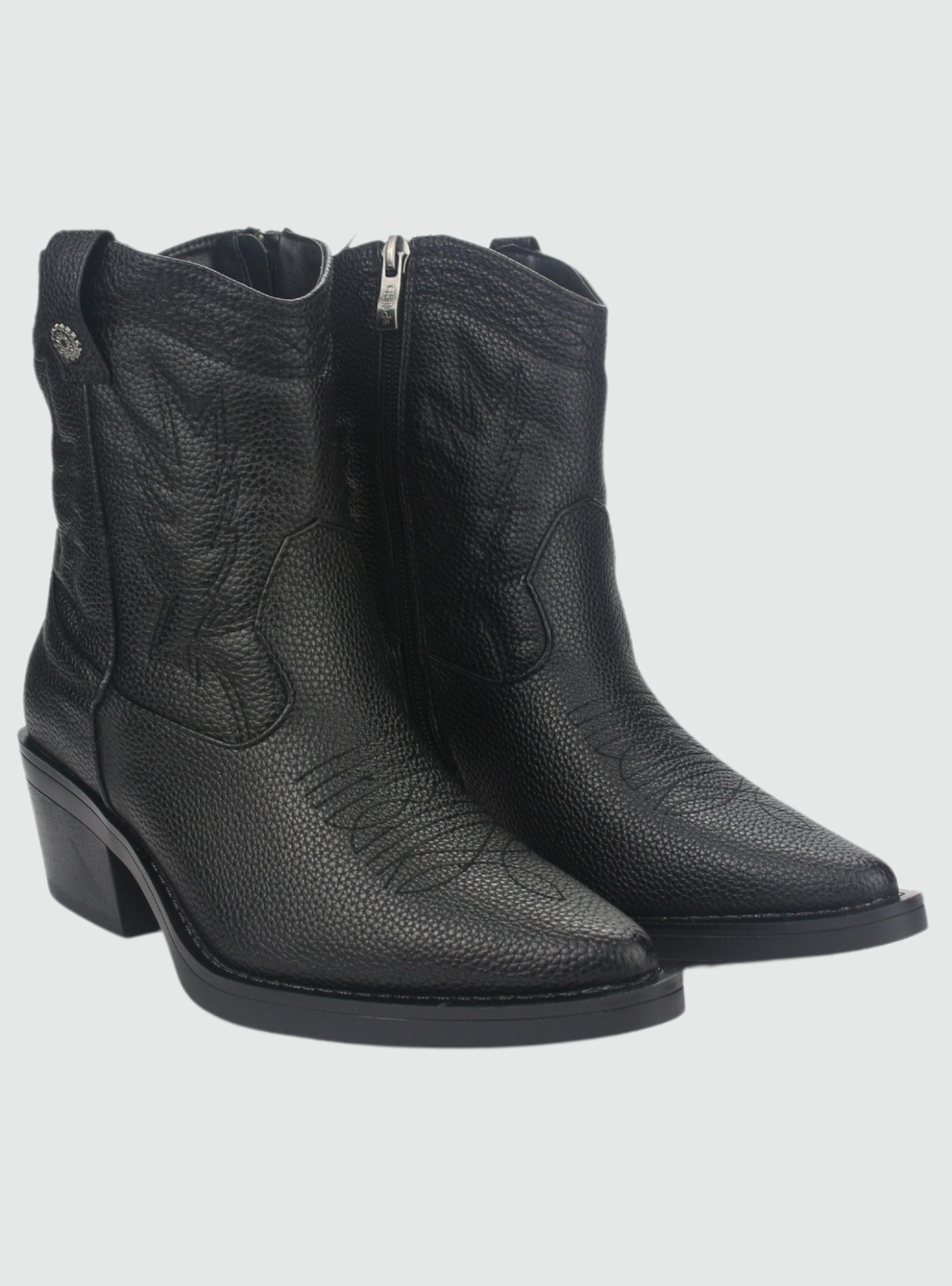 Botin Chalada Mujer Westtop-1 Negro Moda-4