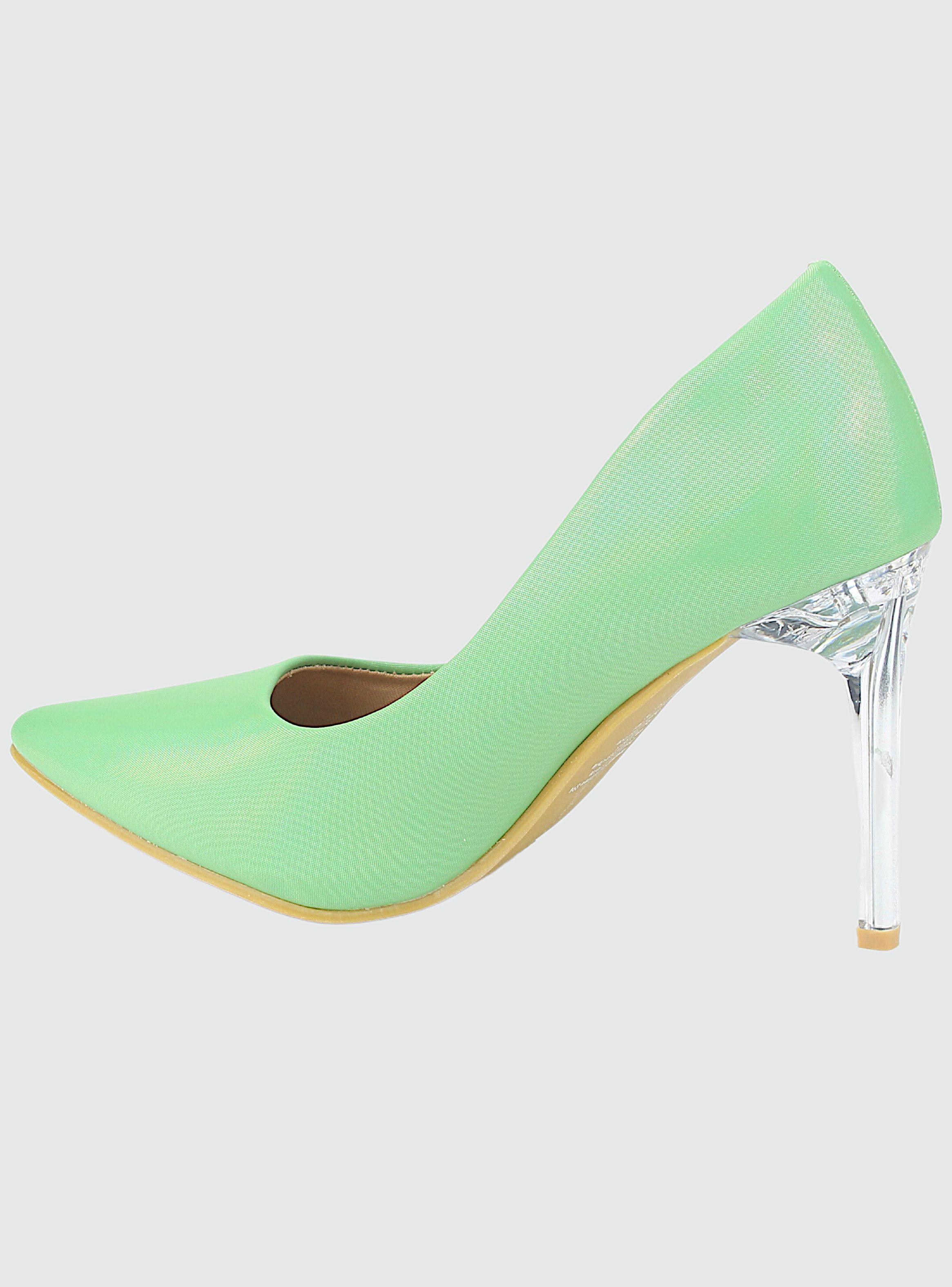 Zapato Chalada Mujer Cristal-1 Verde Casual-1