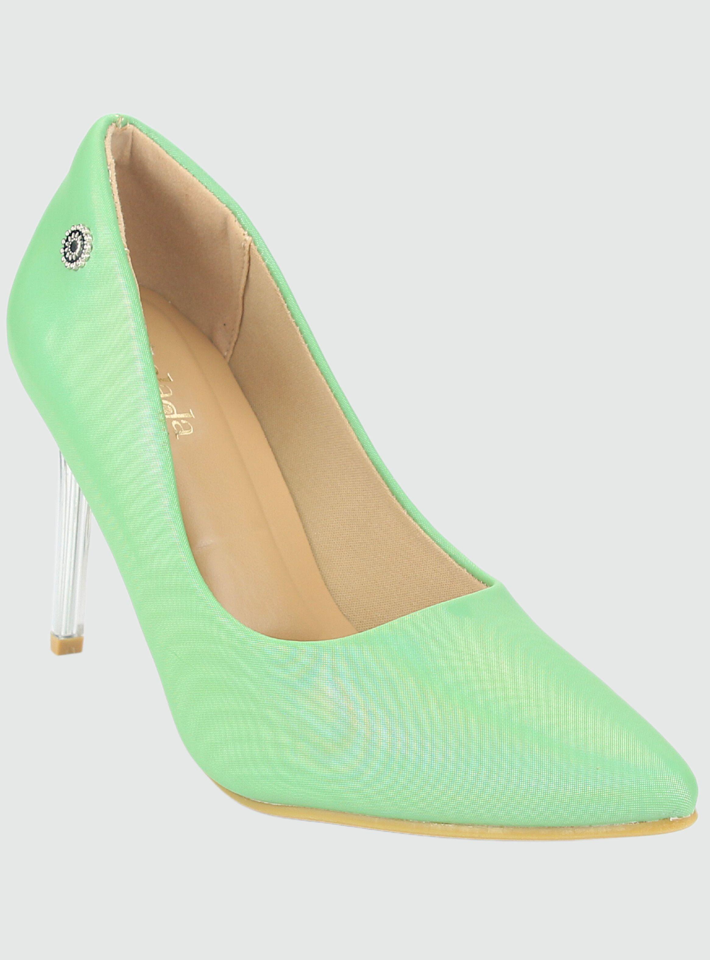 Zapato Chalada Mujer Cristal-1 Verde Casual-2