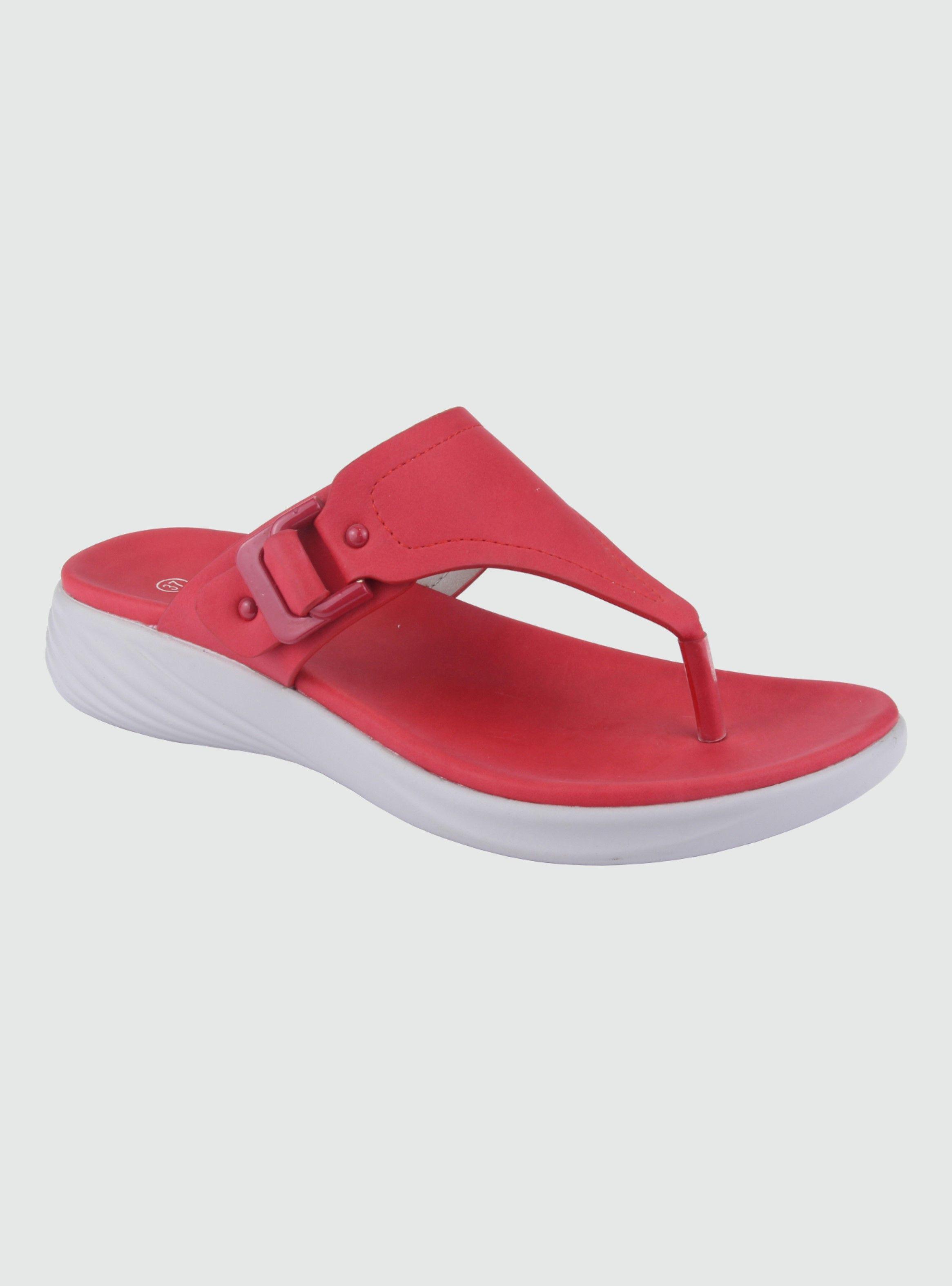 Sandalia Chalada Mujer Lima-20 Rojo Casual-0