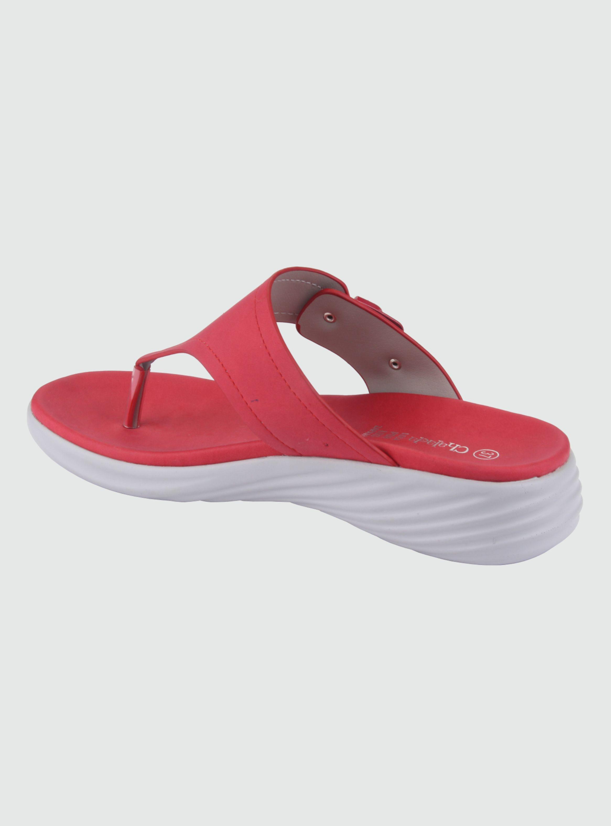 Sandalia Chalada Mujer Lima-20 Rojo Casual-1