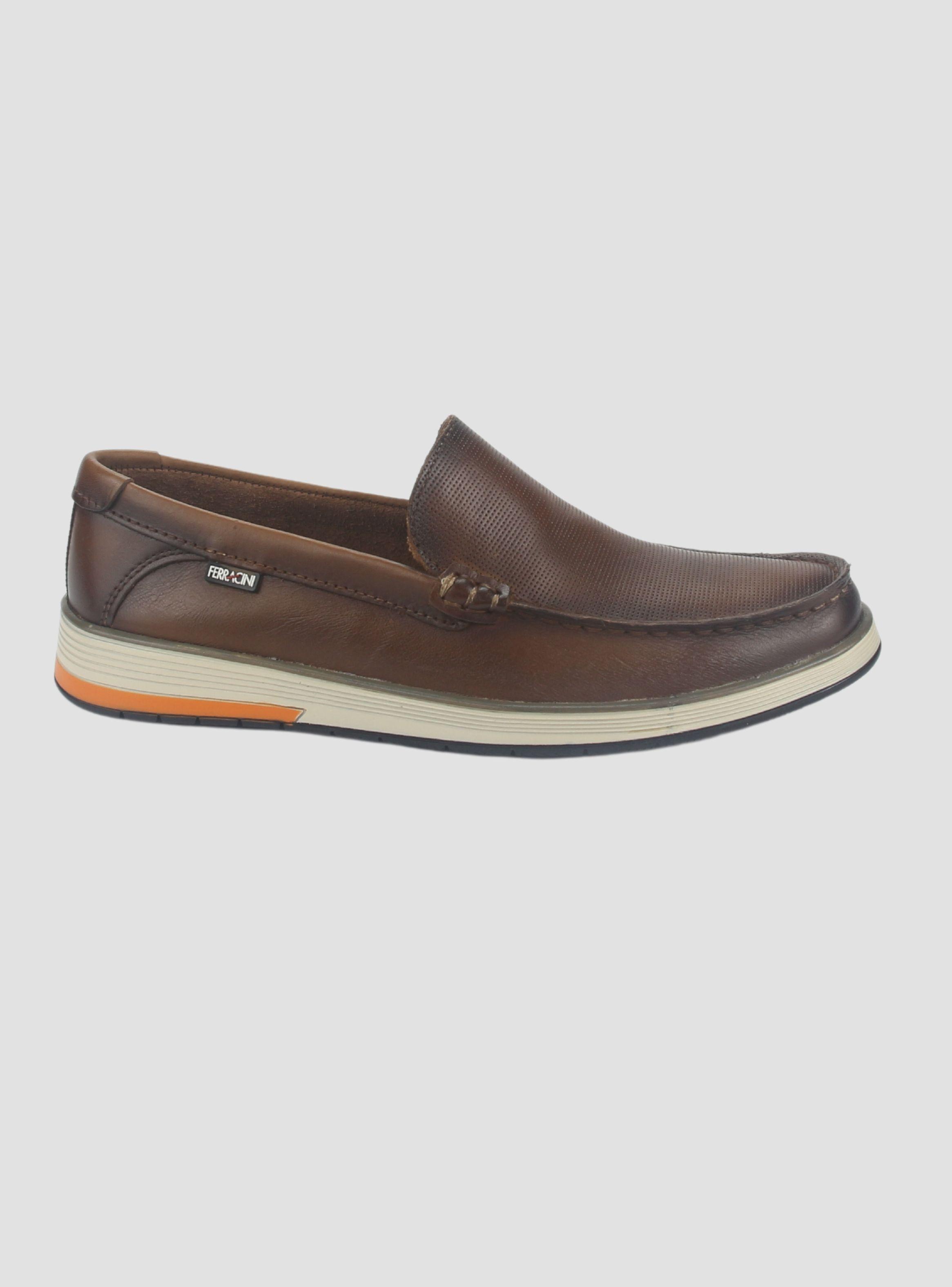 Mocasin Ferracini Hombre 6989 Ultra Summer Café Casual-0