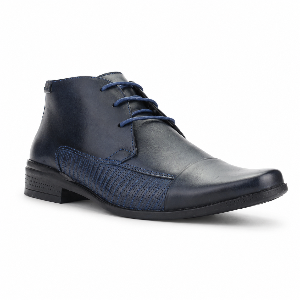 Botin Ferracini Hombre 4363 Frankfurt Azul Casual-2