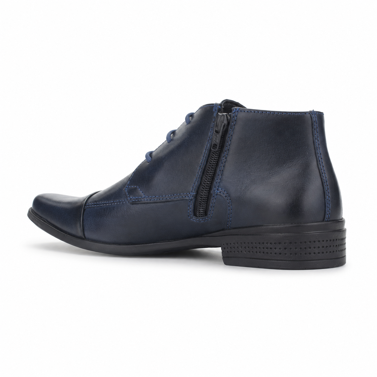 Botin Ferracini Hombre 4363 Frankfurt Azul Casual-3