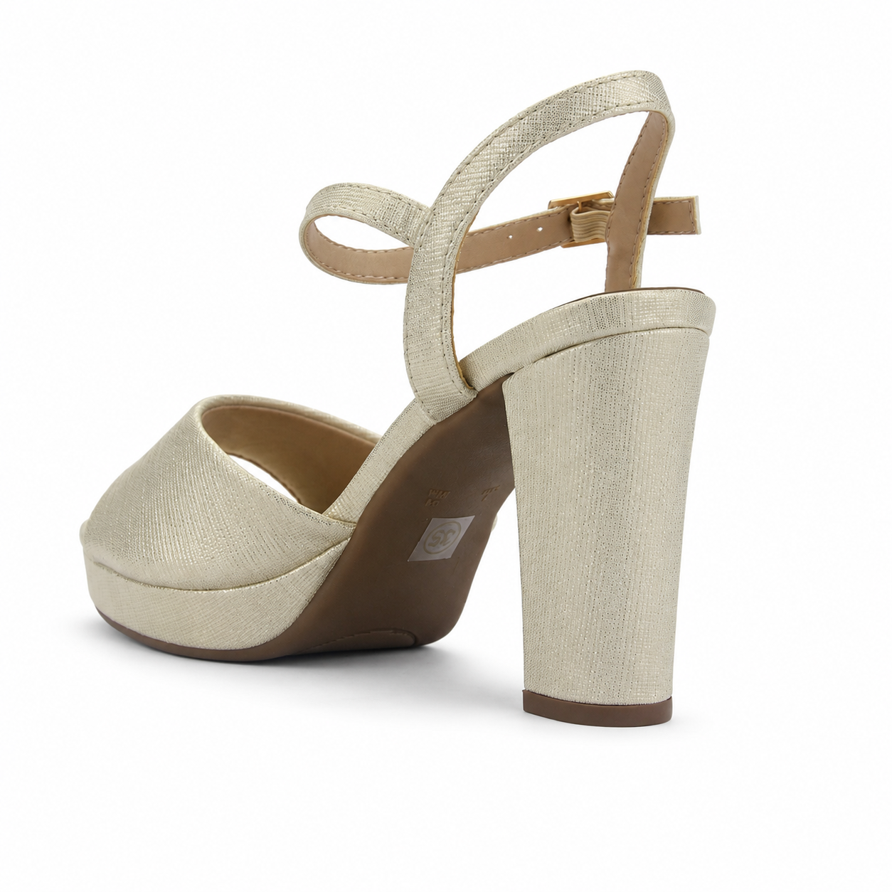 Sandalia Dorado Mujer Casual Chalada Voce-3