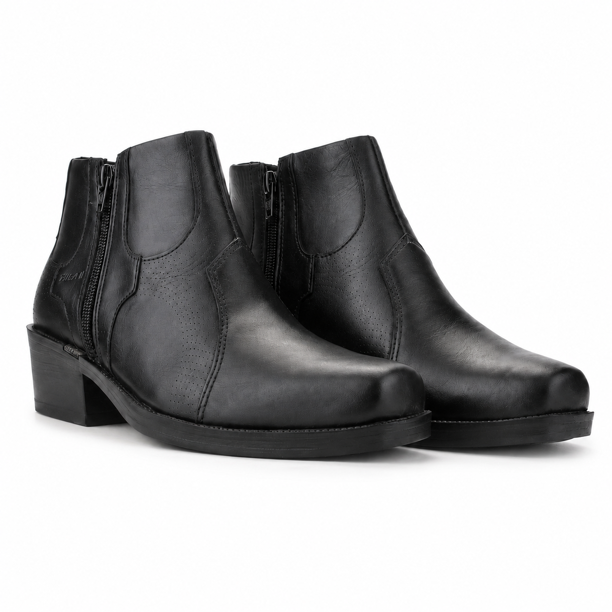 Botin Ferracini Hombre 9015 New Country Negro Casual-4