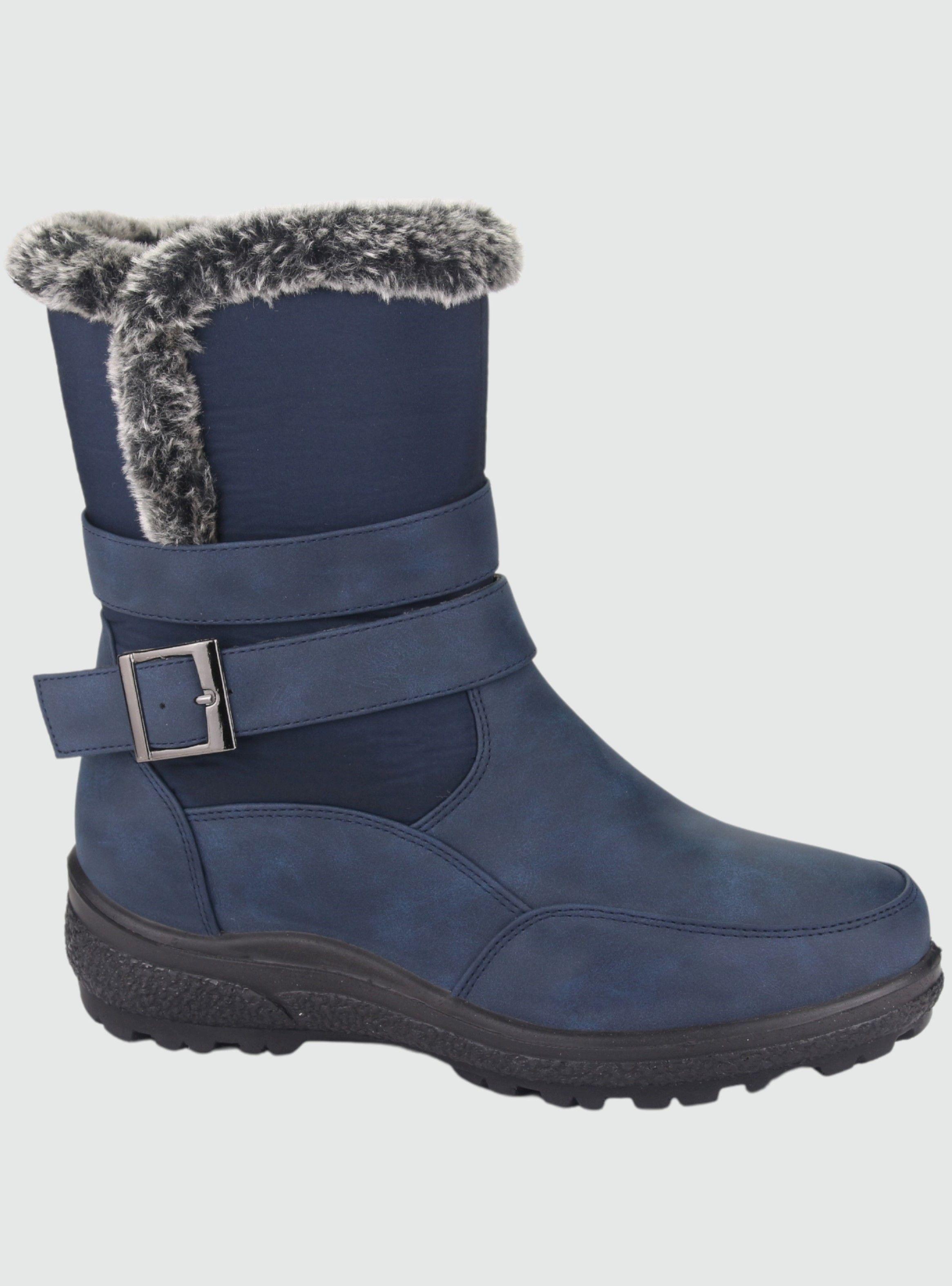 Botin Chalada Mujer Winter-7 Azul Marino Casual-0
