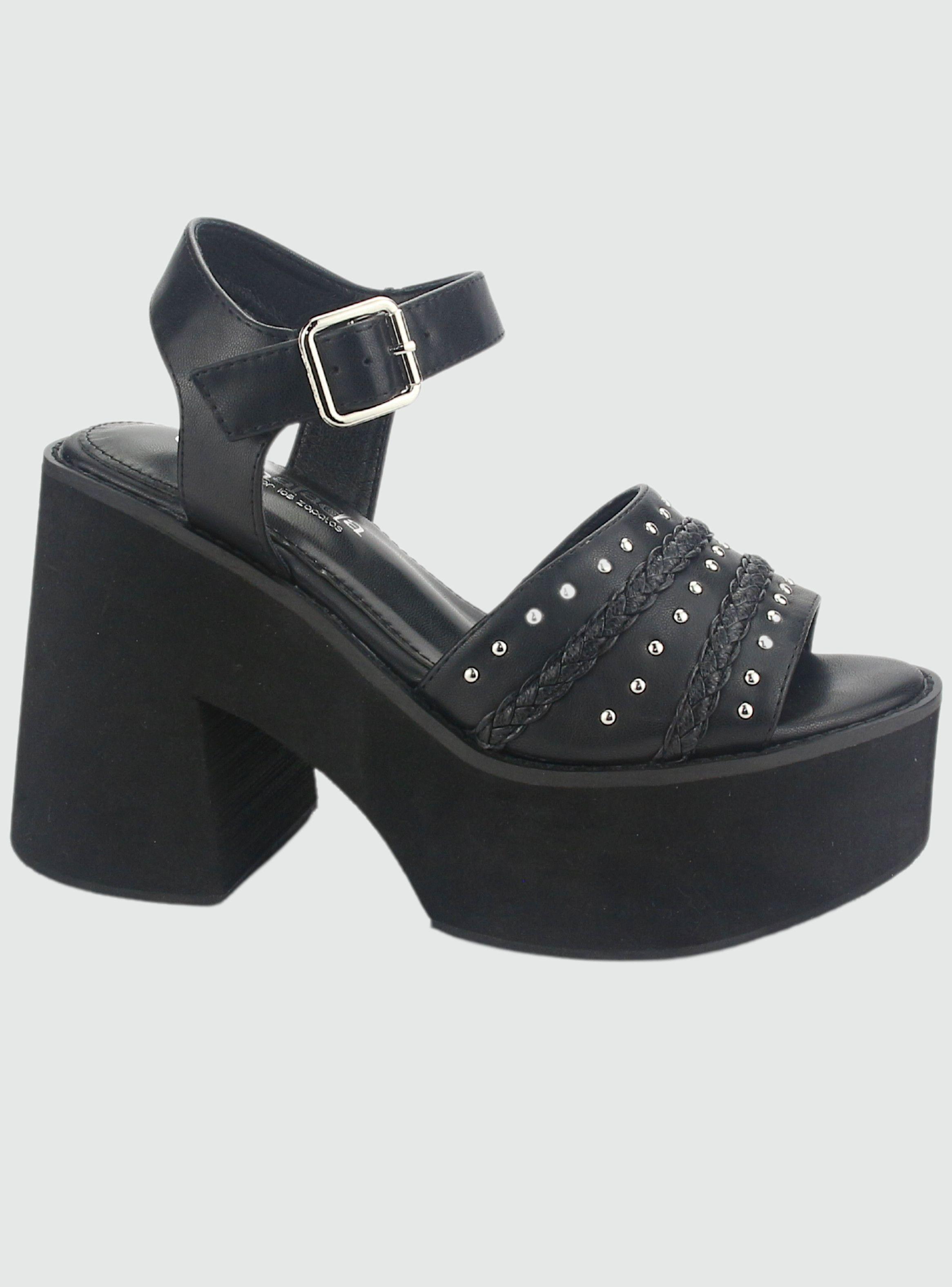 Sandalia Chalada Mujer Wake-1 Negro Casual-0