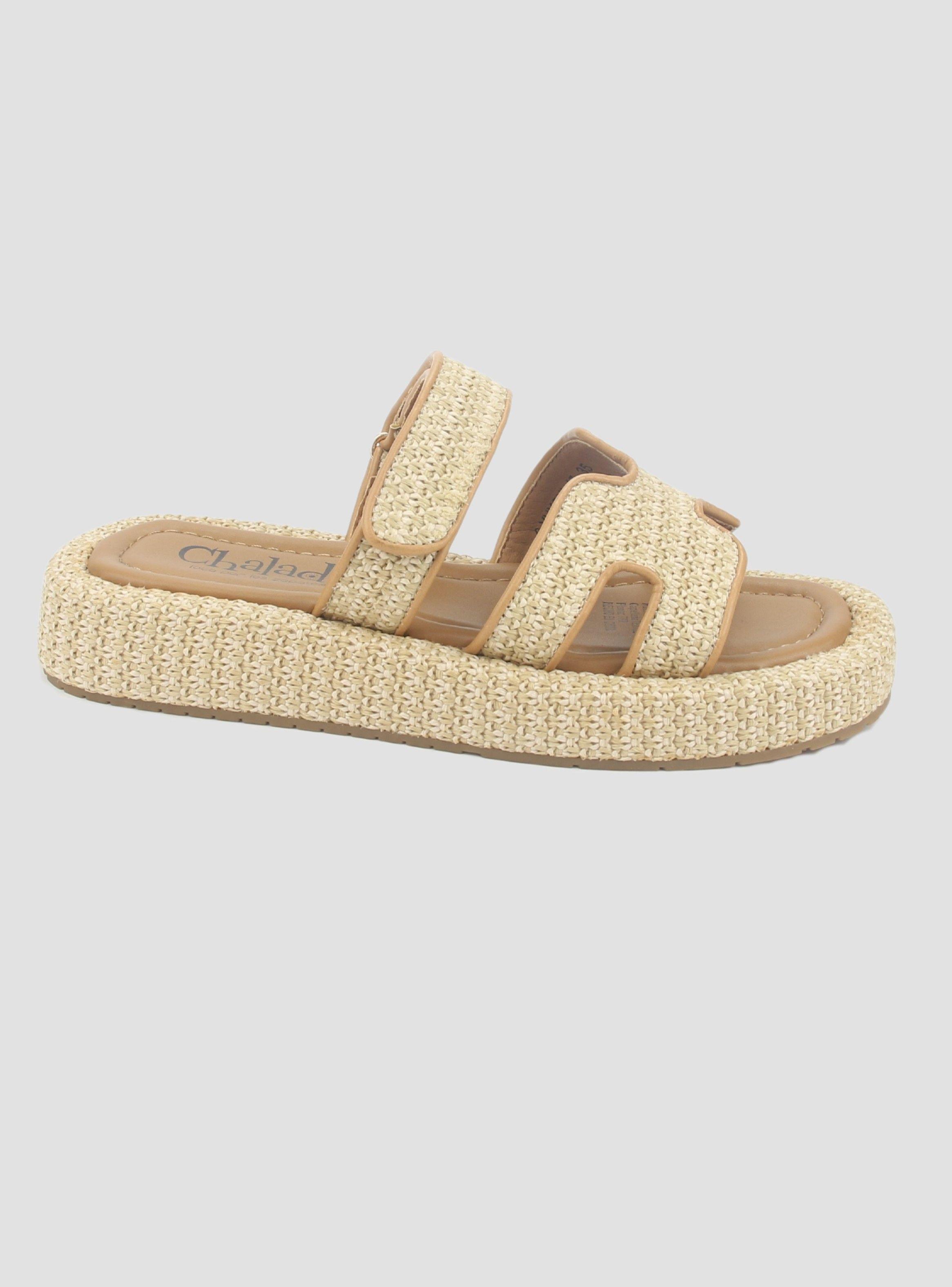Sandalia Chalada Mujer Yukonl-17 Beige Plataforma Poki-0