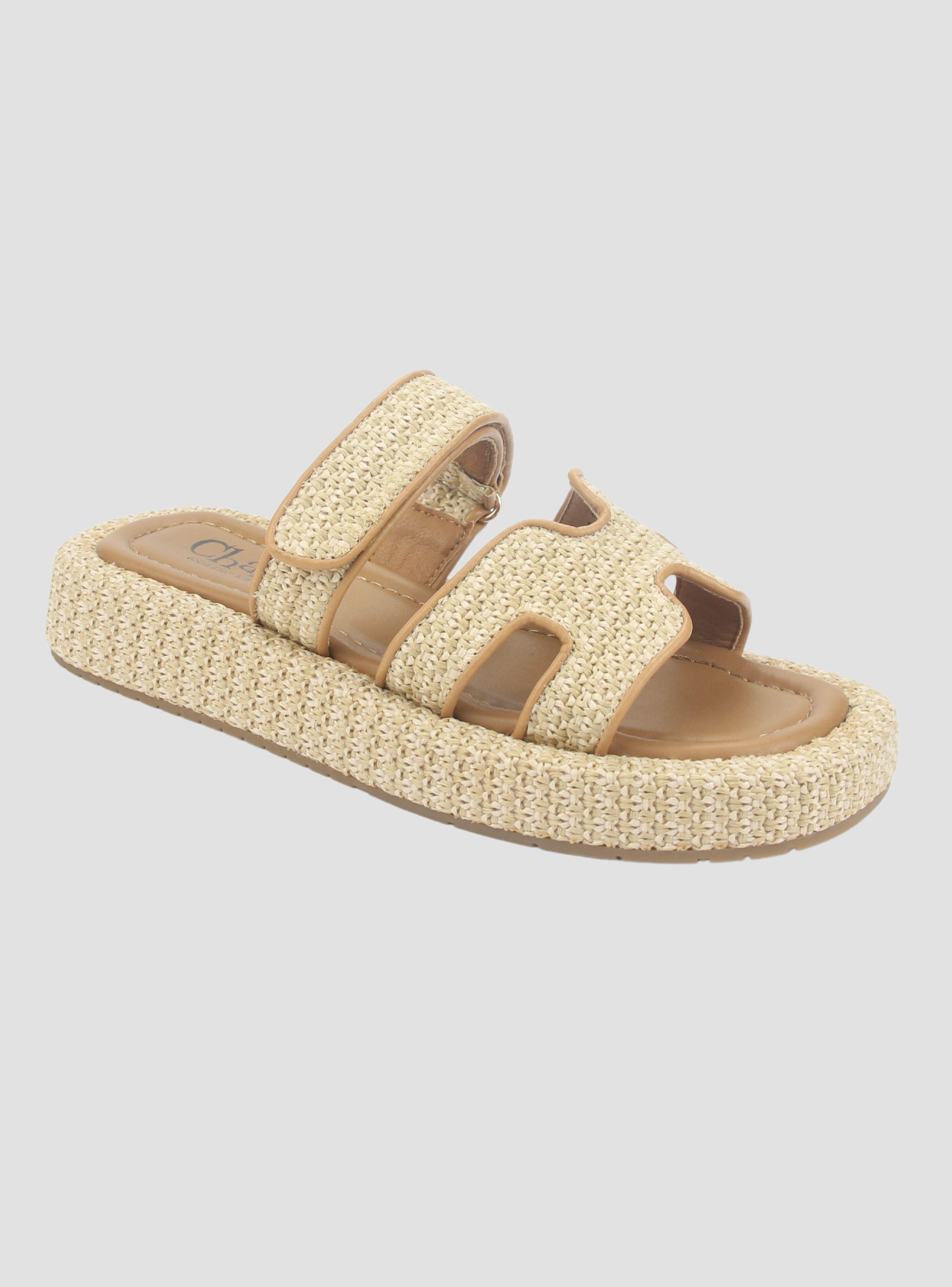 Sandalia Chalada Mujer Yukonl-17 Beige Plataforma Poki-2