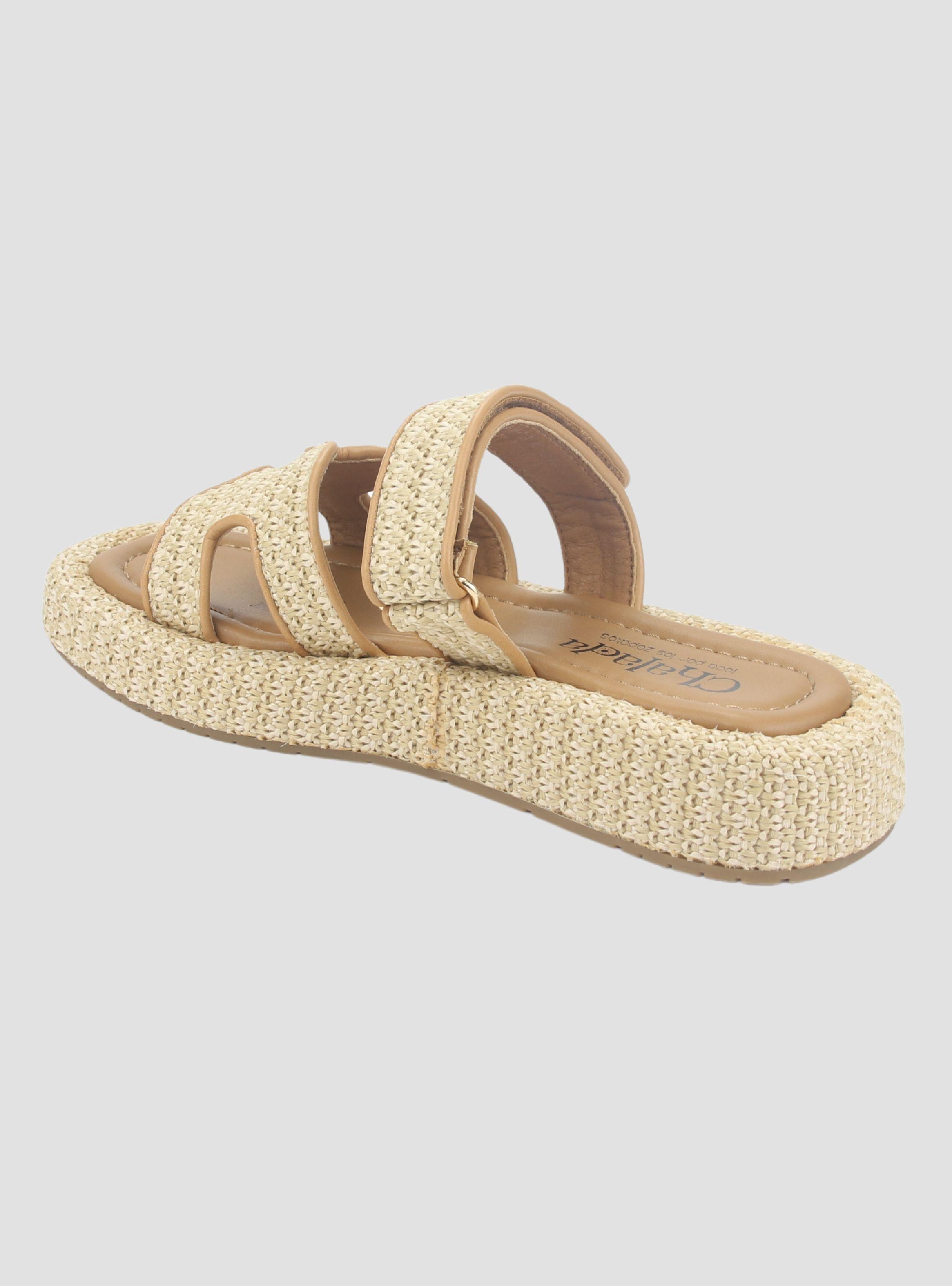 Sandalia Chalada Mujer Yukonl-17 Beige Plataforma Poki-3