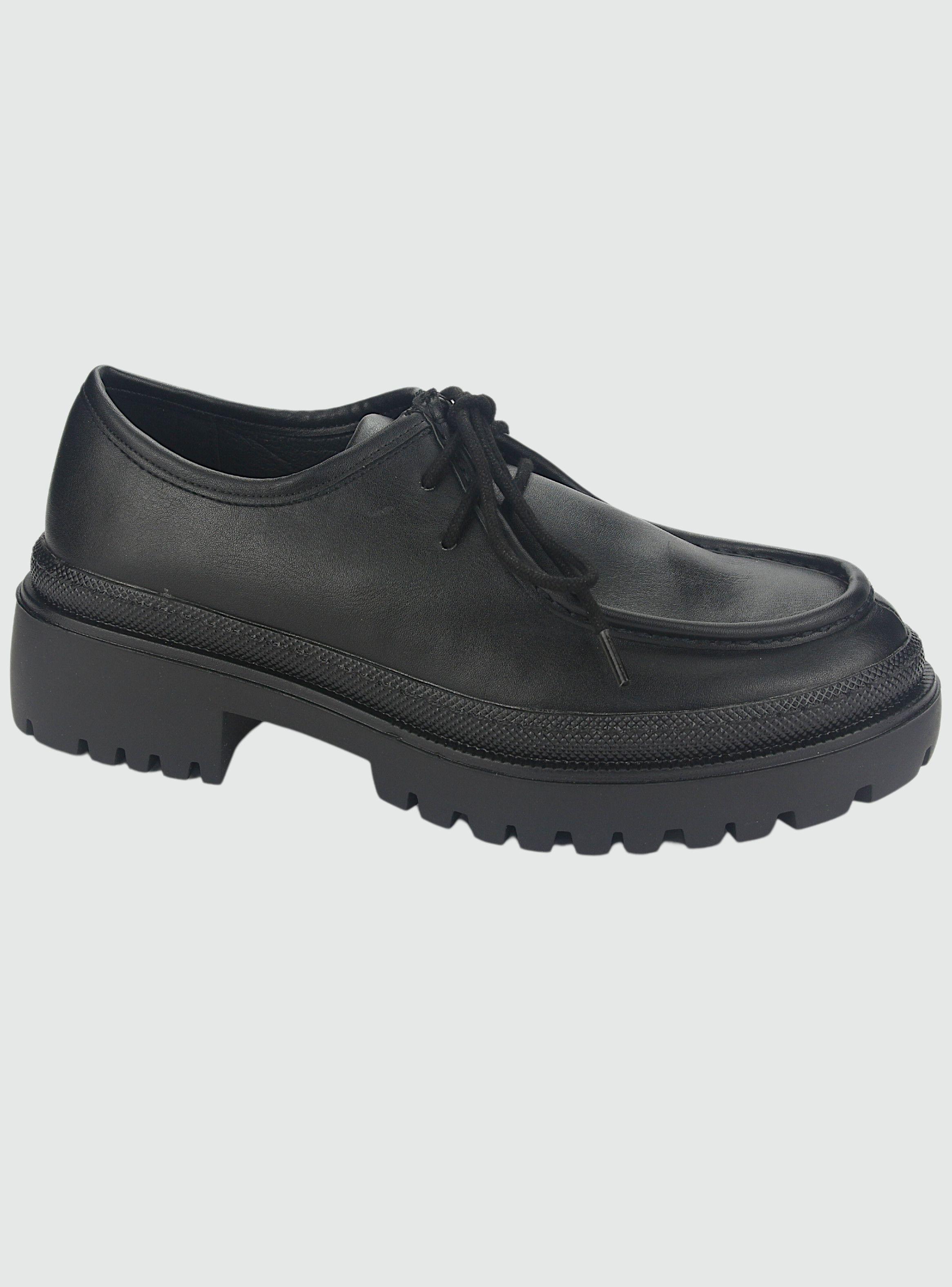 Zapato Chalada Mujer Jing-1 Negro Casual-0