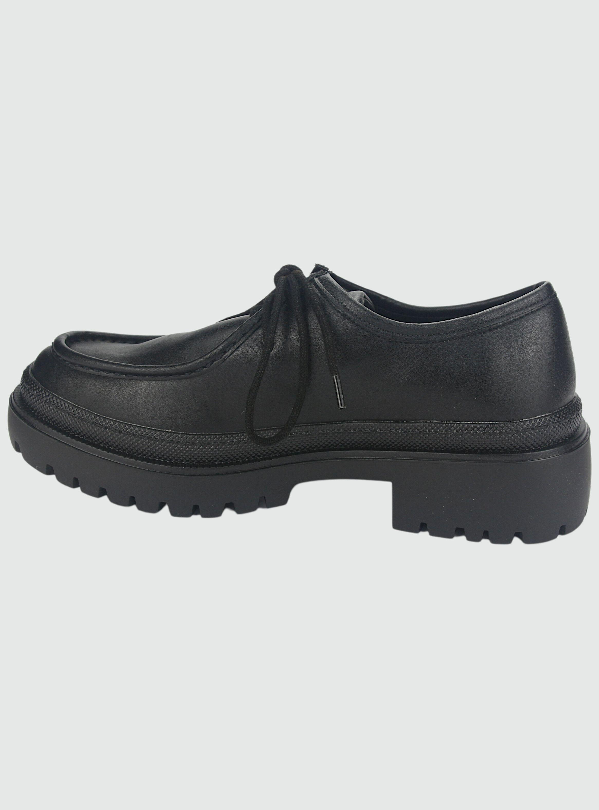 Zapato Chalada Mujer Jing-1 Negro Casual-1