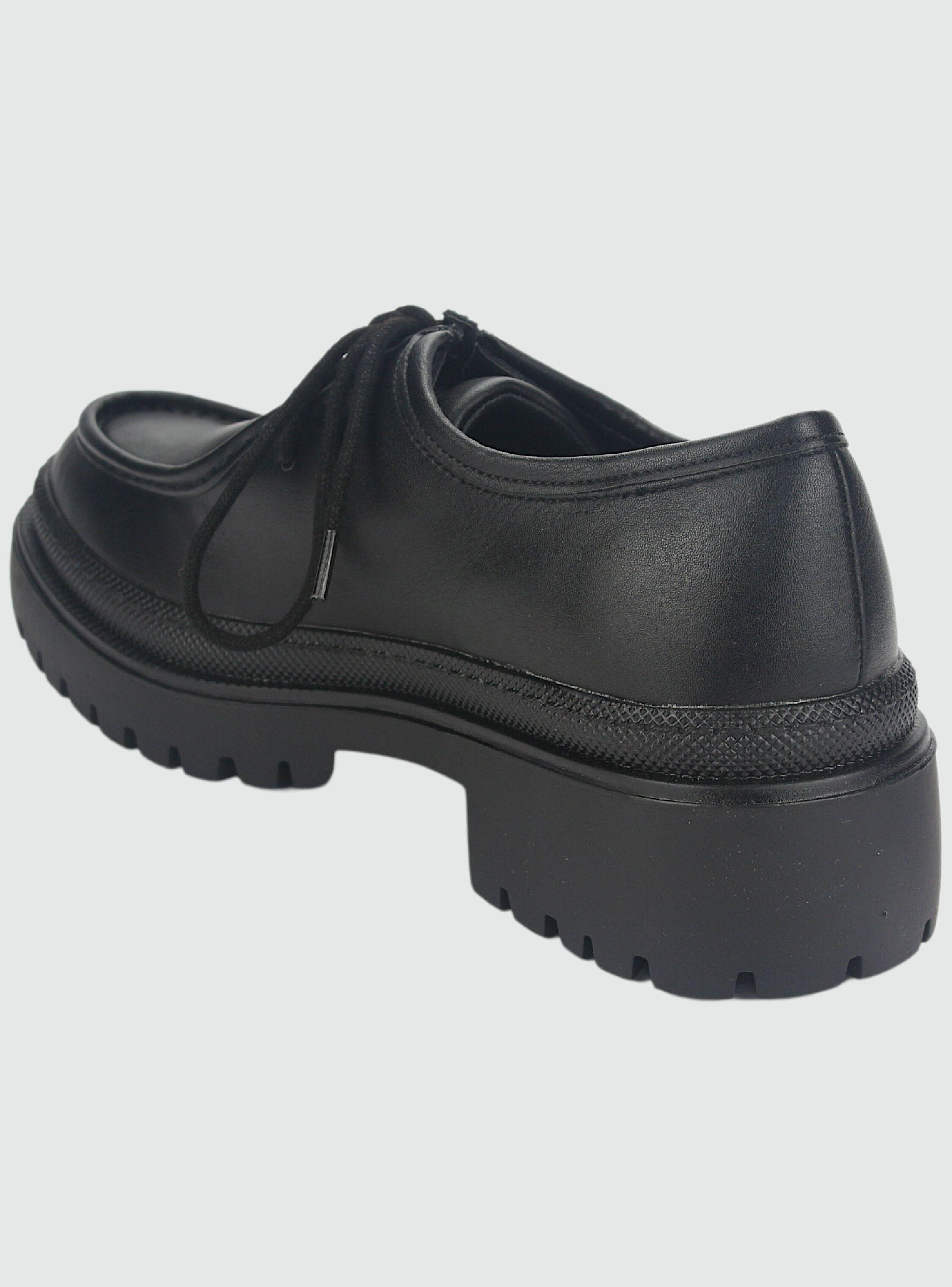 Zapato Chalada Mujer Jing-1 Negro Casual-3