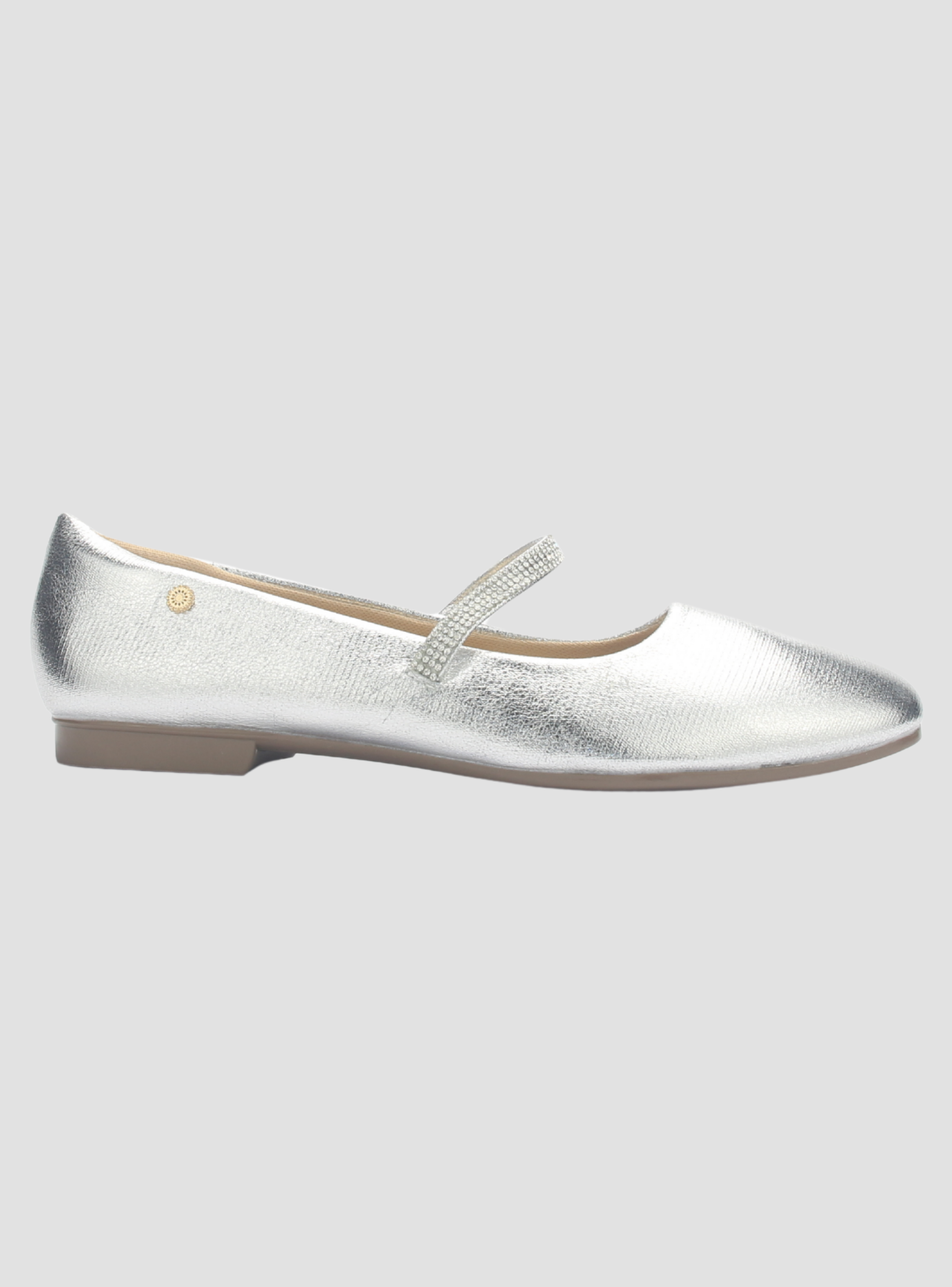 Ballerina Mujer Chalada Nazzer-8 Plateado Casual-0