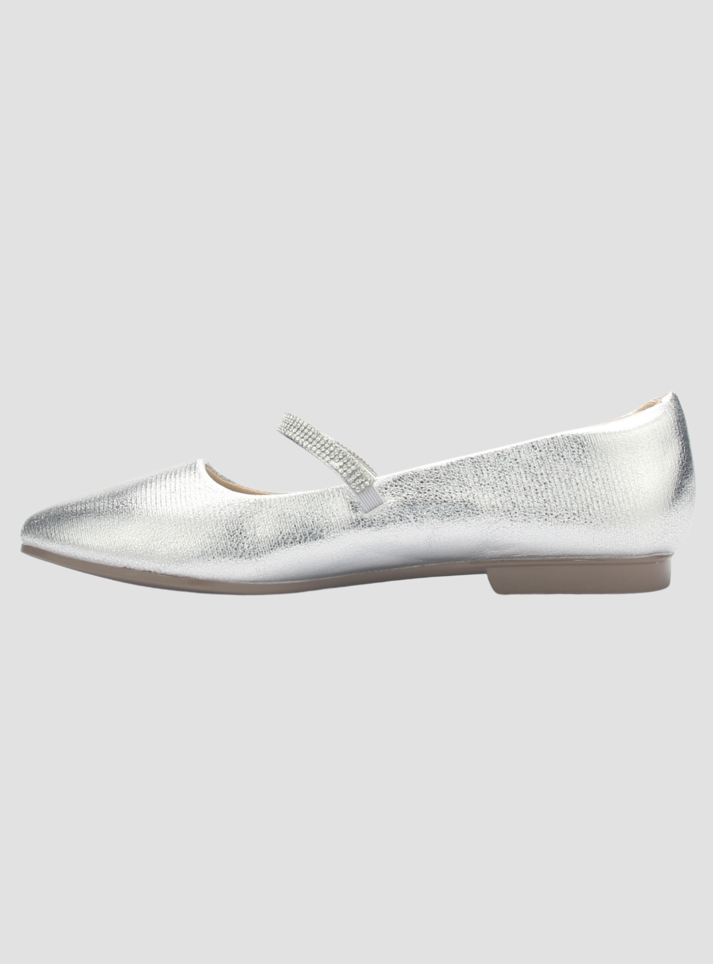 Ballerina Mujer Chalada Nazzer-8 Plateado Casual-1