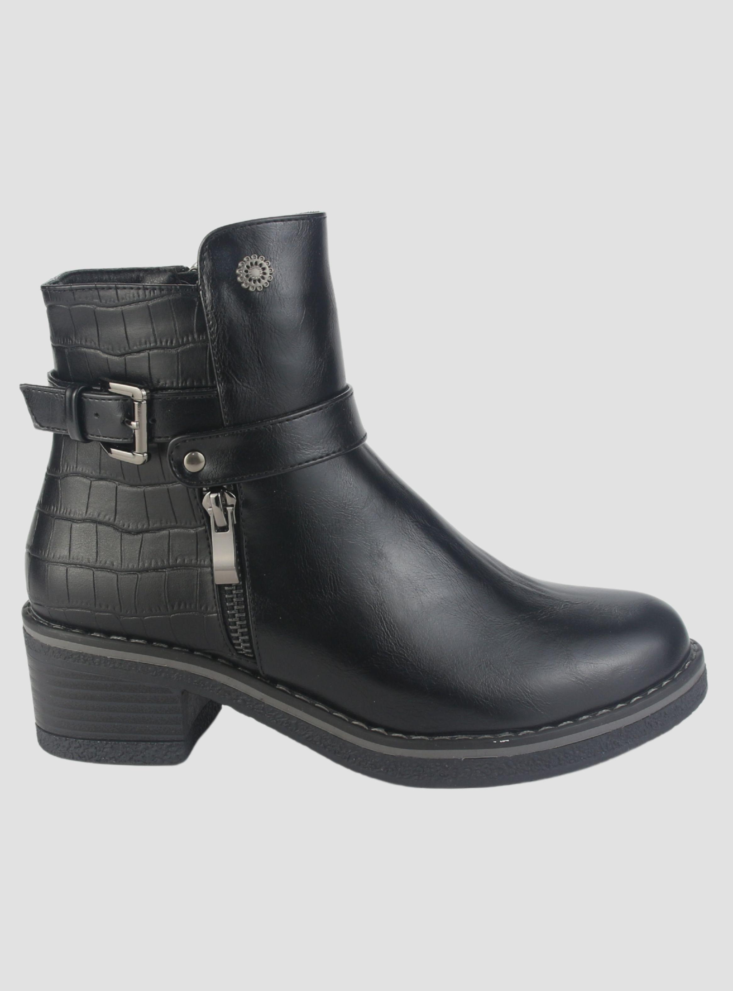 Botin Chalada Mujer Brike-1 Negro Casual-0