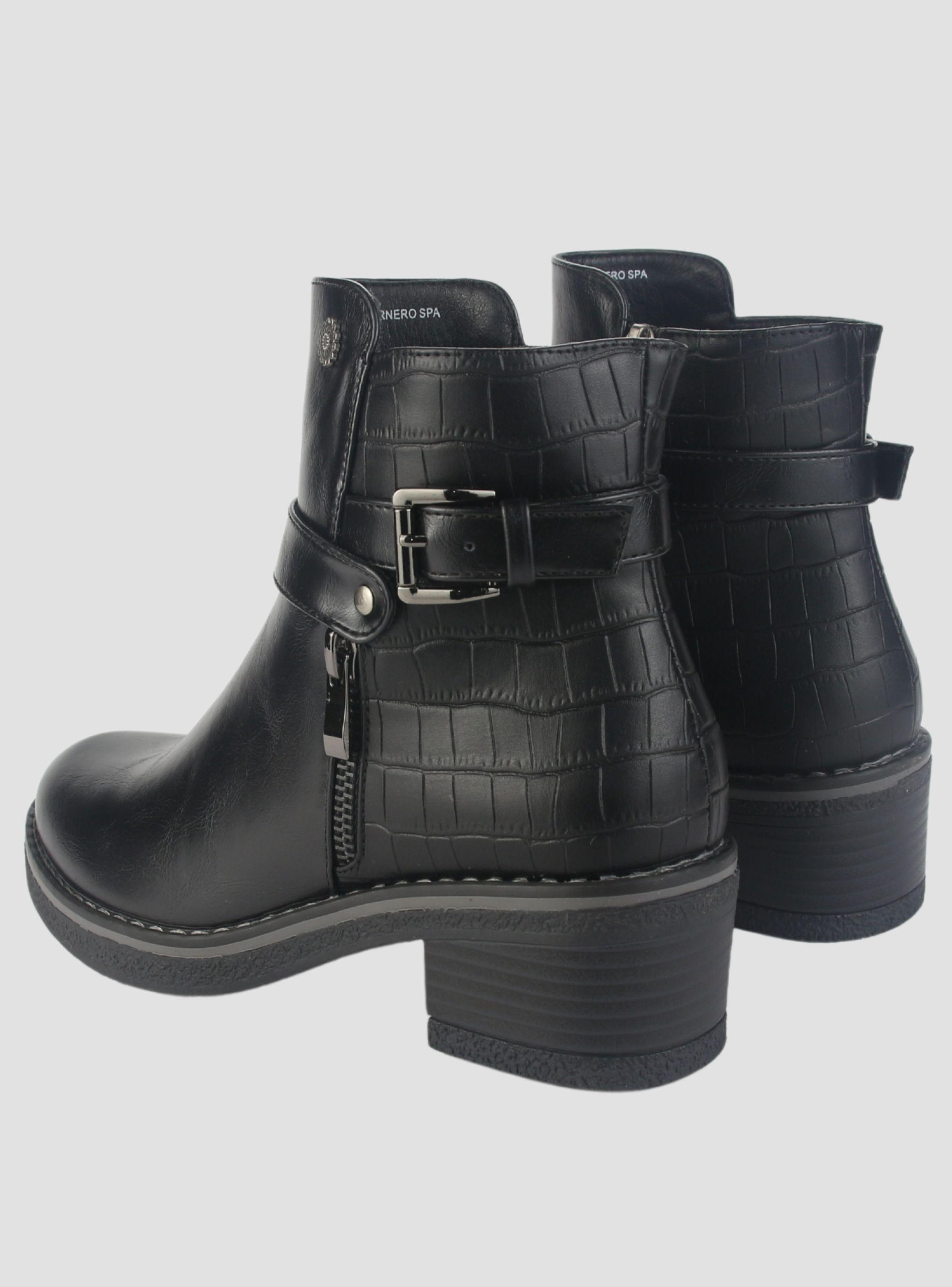 Botin Chalada Mujer Brike-1 Negro Casual-5