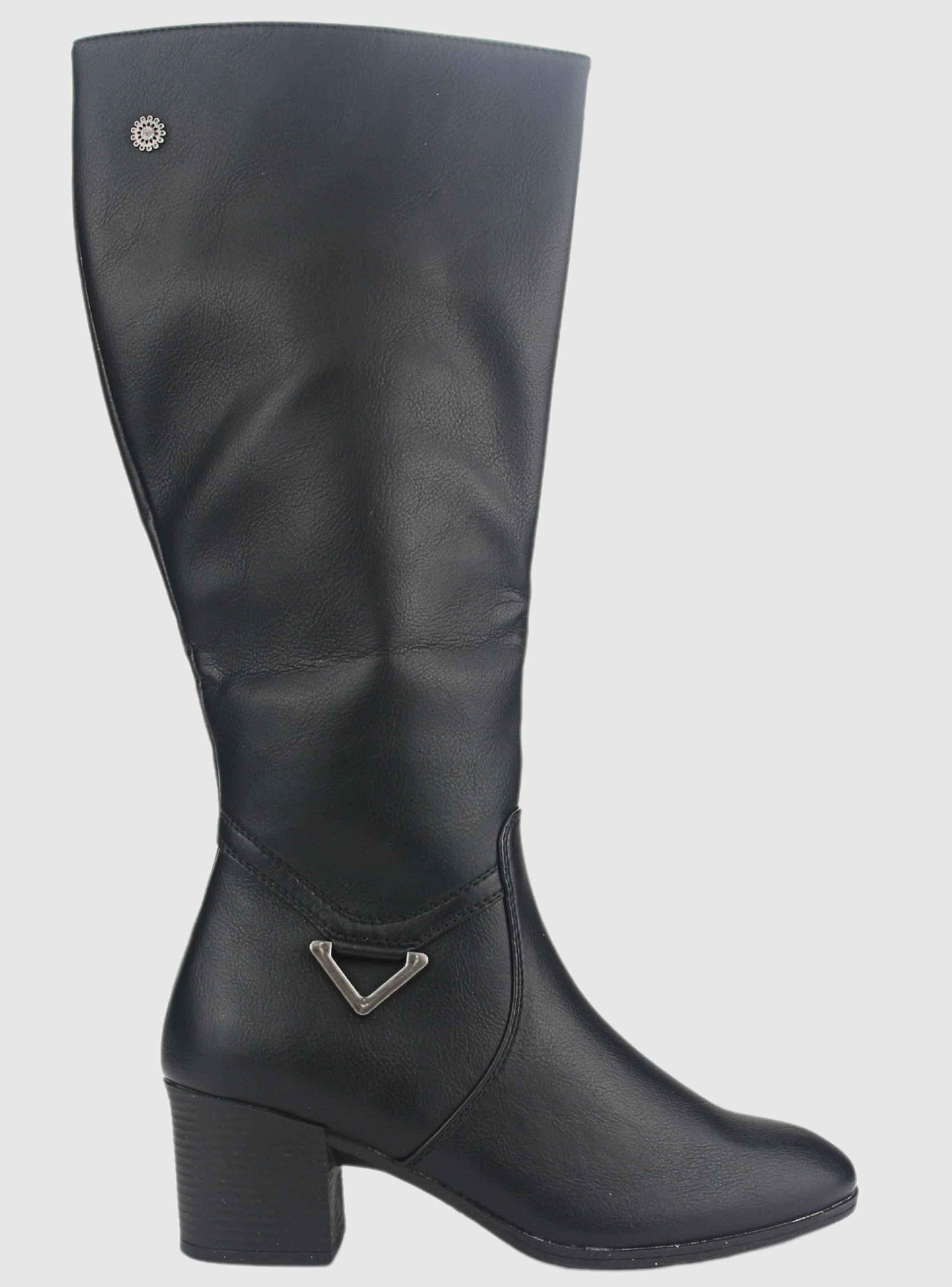 Bota Chalada Mujer Gally-1 Negro Casual-0
