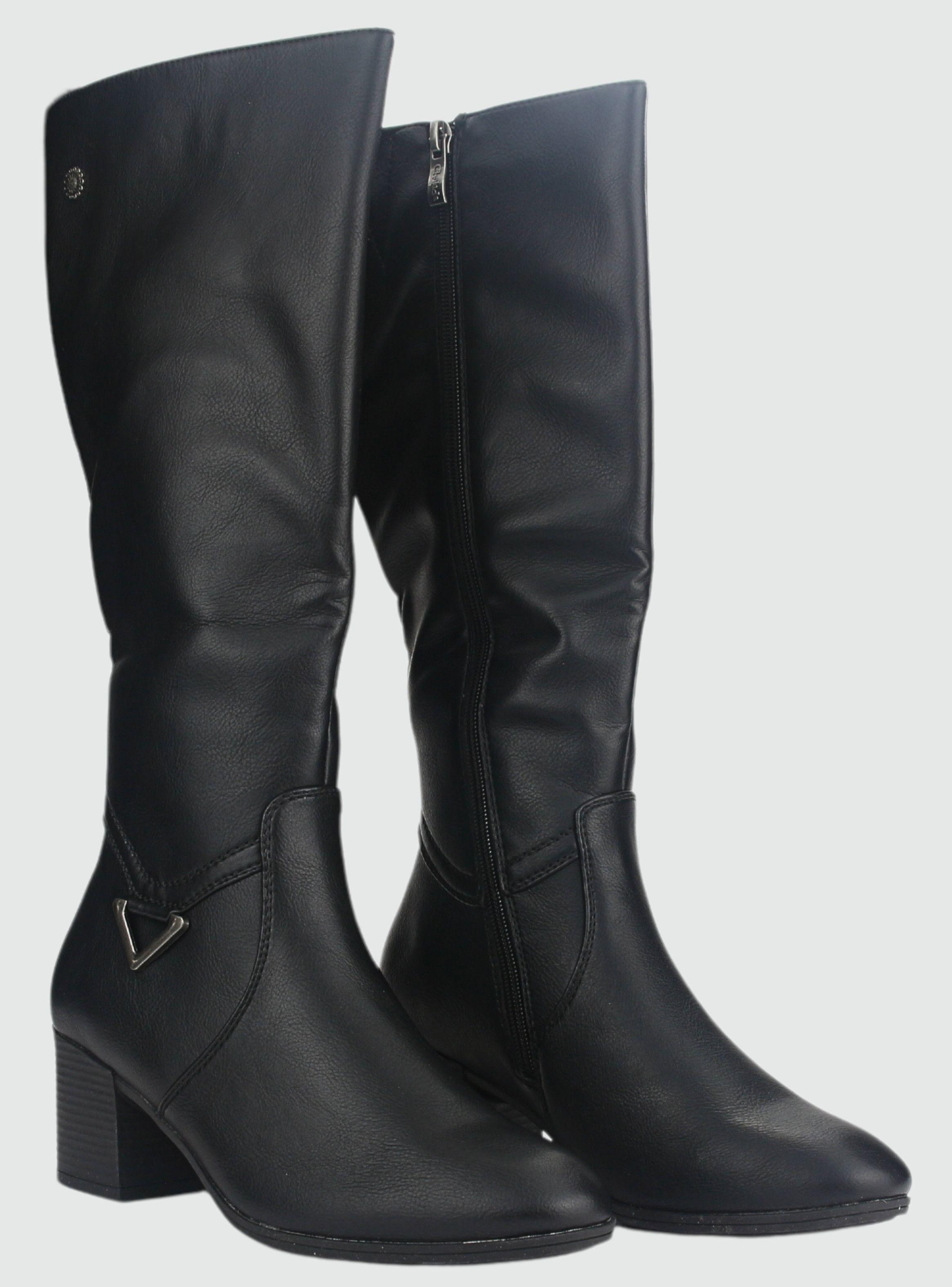Bota Chalada Mujer Gally-1 Negro Casual-4