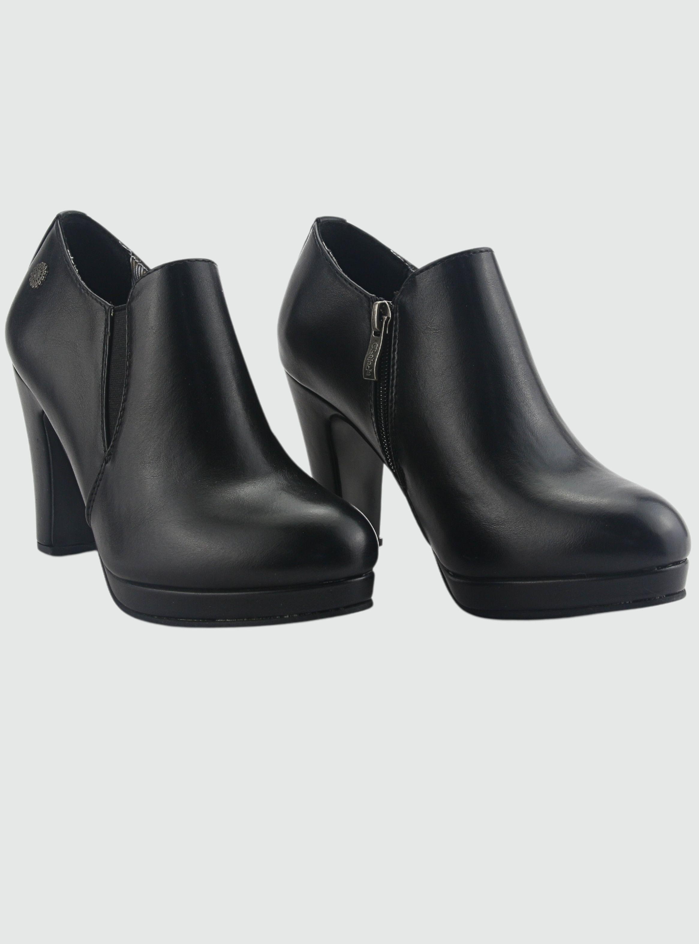 Botin Chalada Mujer Bambina-23 Negro Casual-2