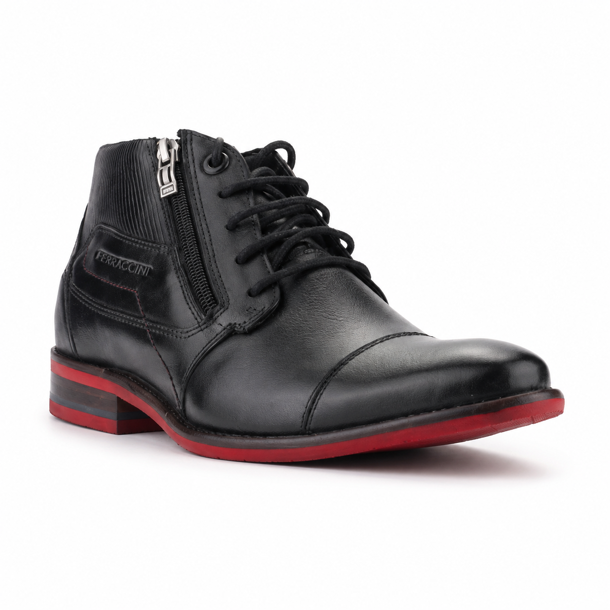 Botín Negro Hombre Casual Ferracini 5825-2