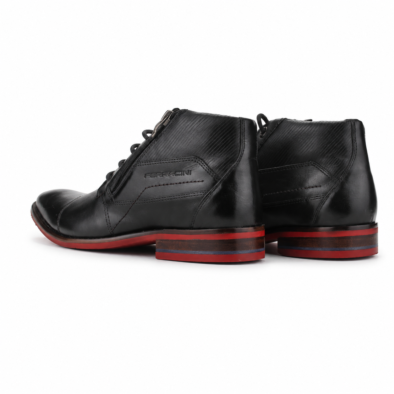 Botín Negro Hombre Casual Ferracini 5825-5