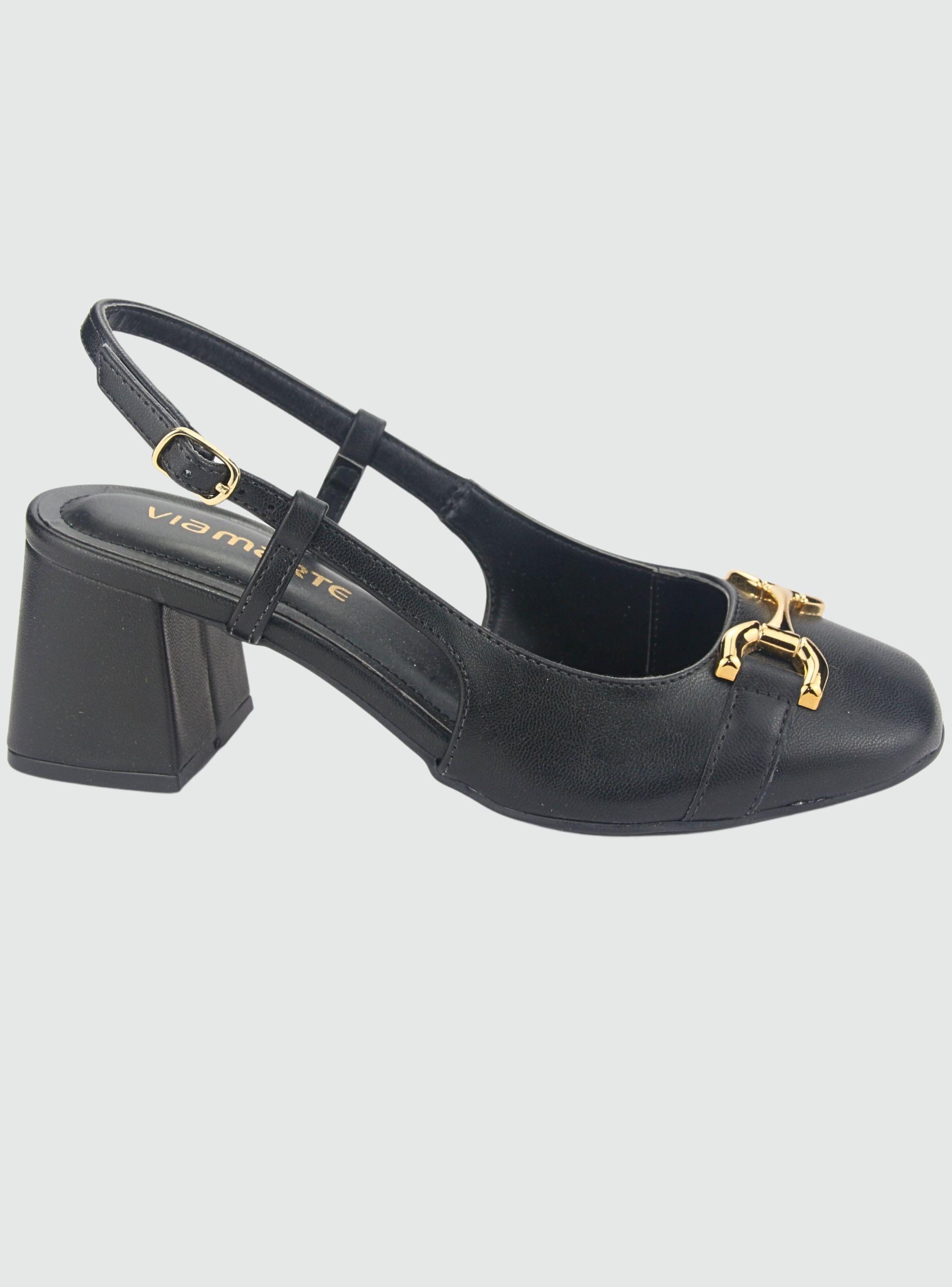 Zapato Via Marte Mujer 23-16805 N Preto Casual-0