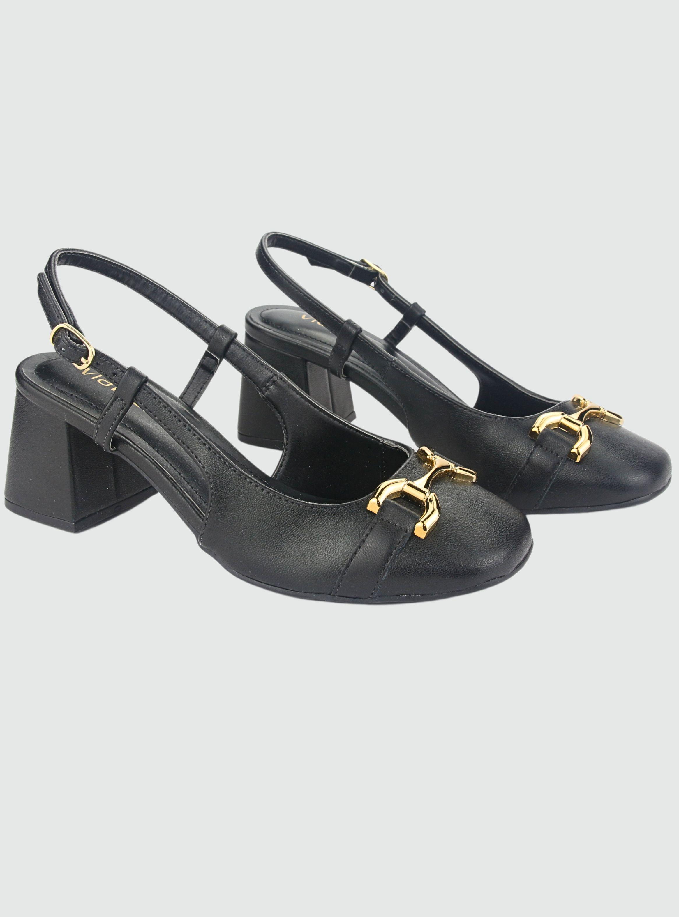 Zapato Via Marte Mujer 23-16805 N Preto Casual-3