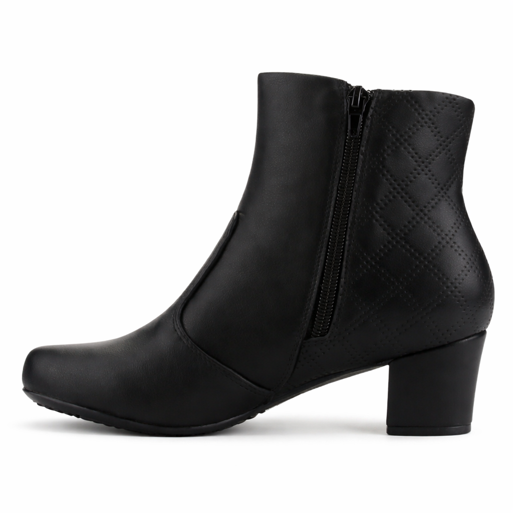 Botin Negro Mujer Casual Chalada Flexib-1