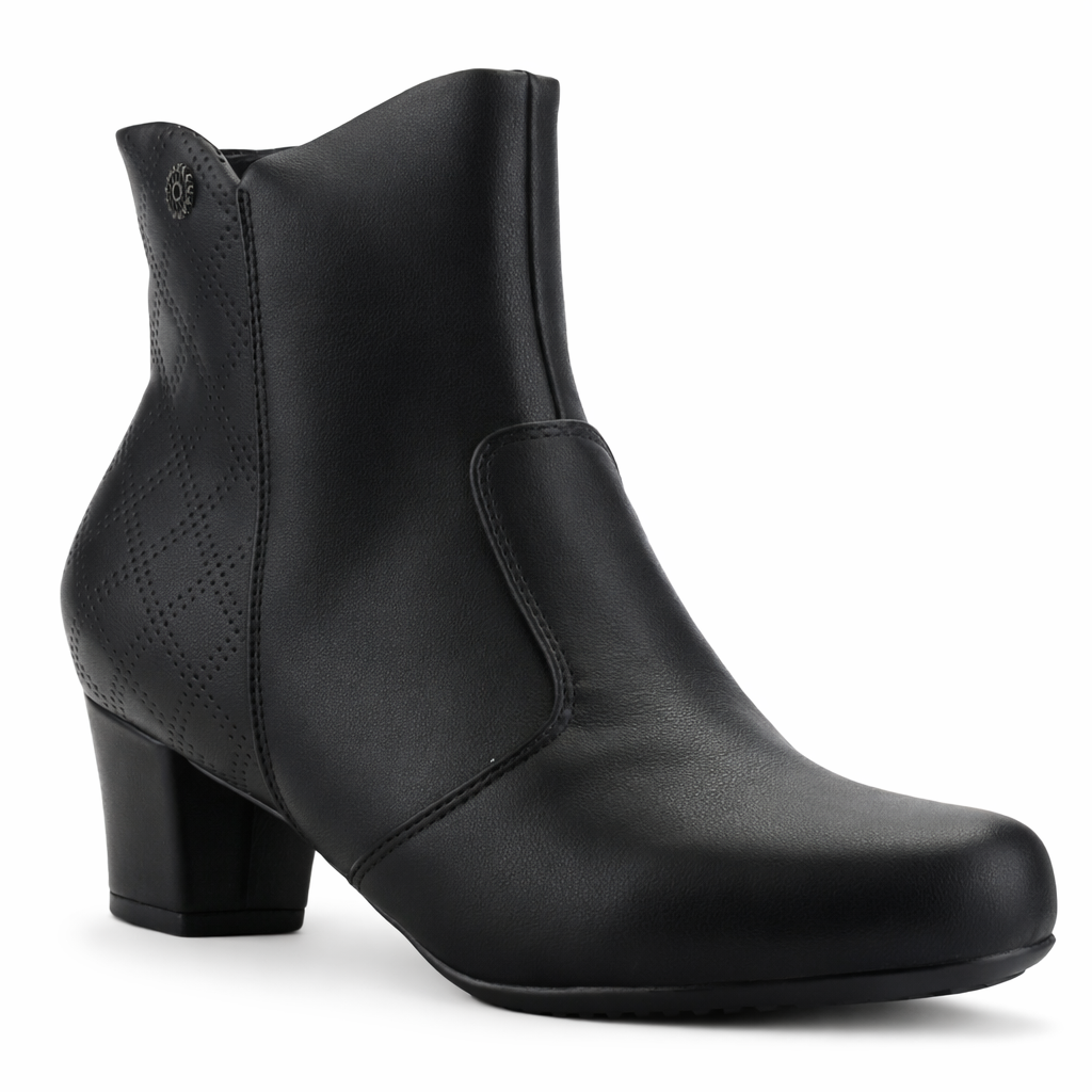Botin Negro Mujer Casual Chalada Flexib-2