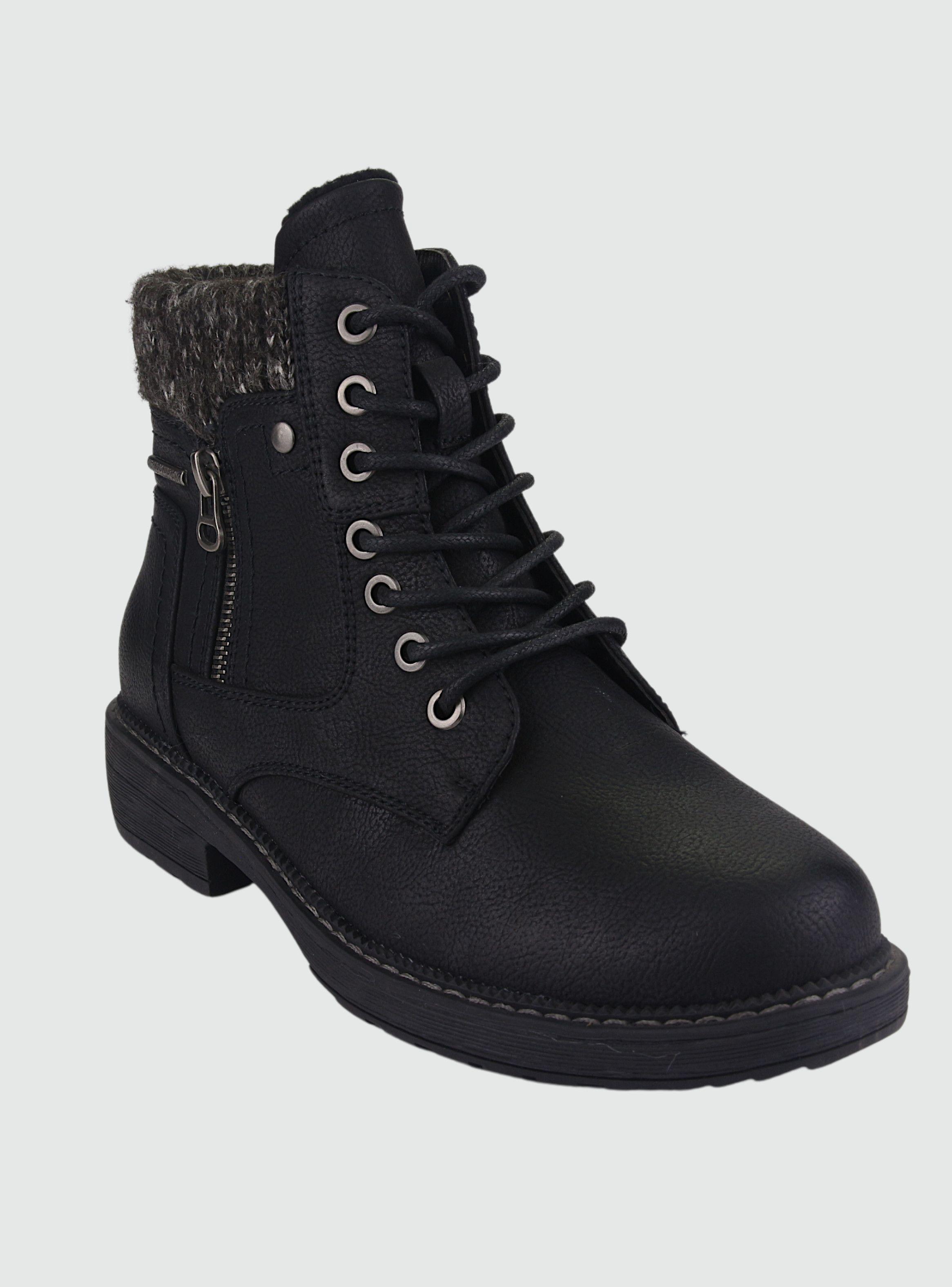Botin Chalada Mujer Army-50 Negro Casual-2