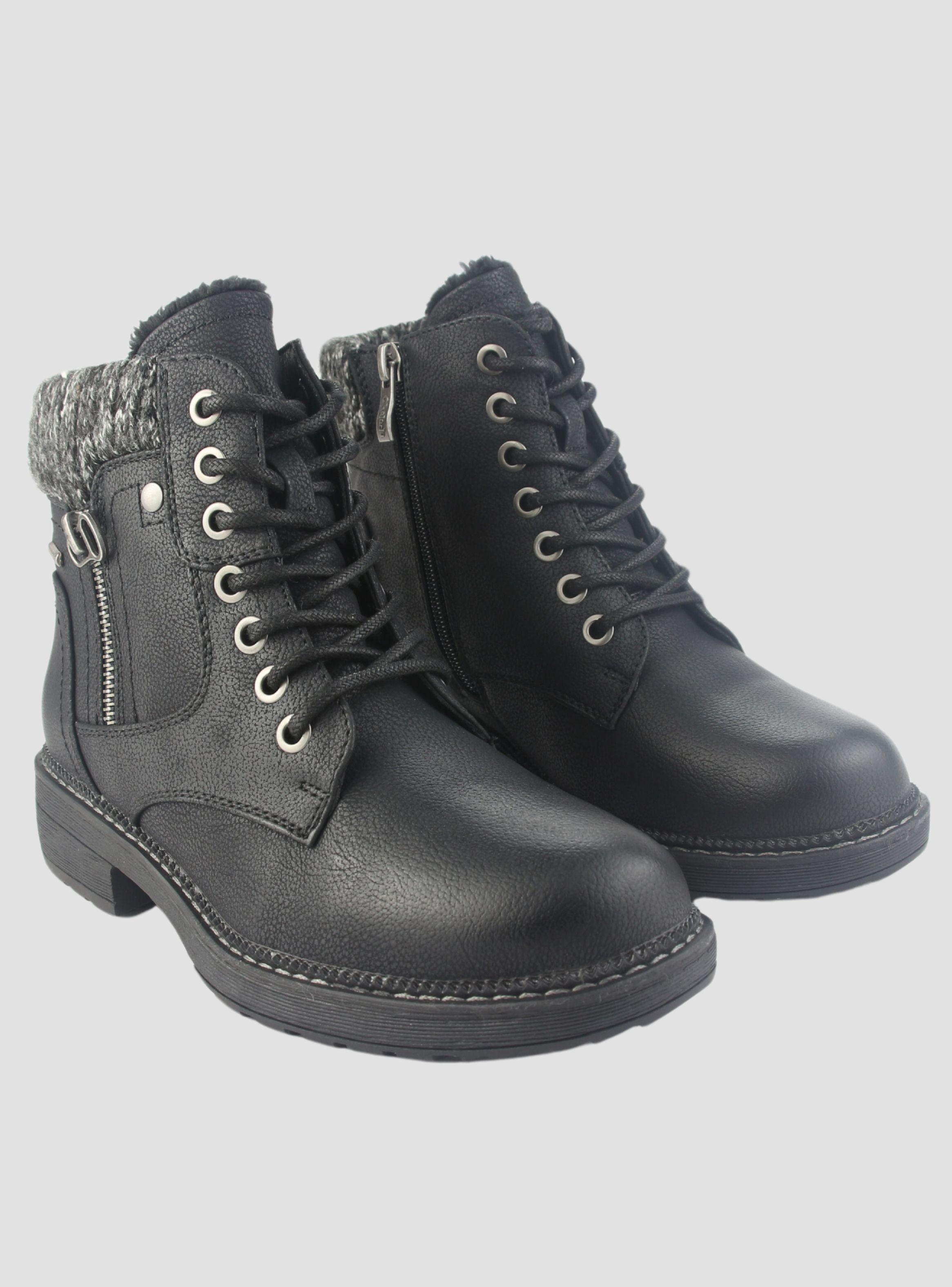 Botin Chalada Mujer Army-50 Negro Casual-4