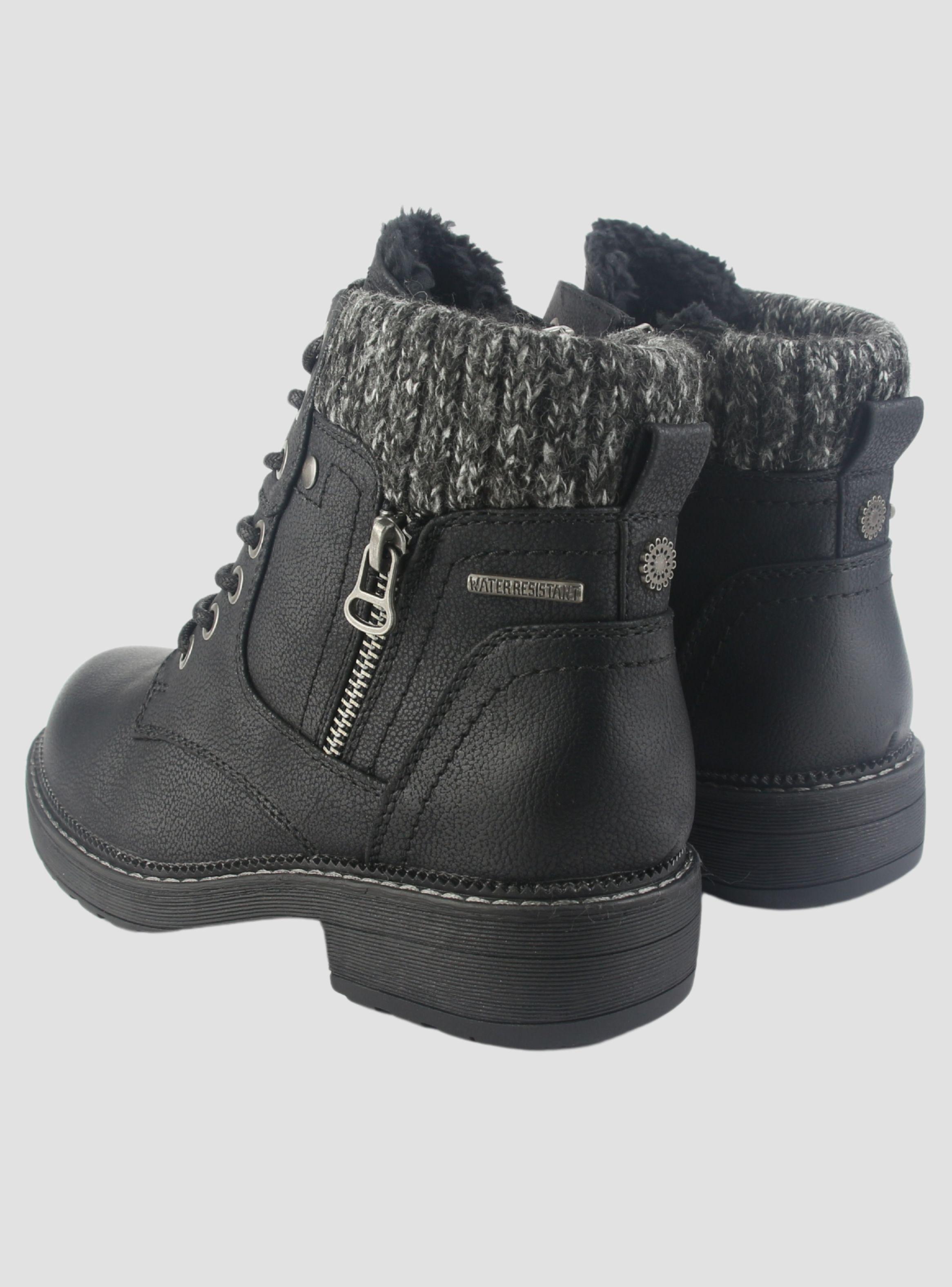 Botin Chalada Mujer Army-50 Negro Casual-5