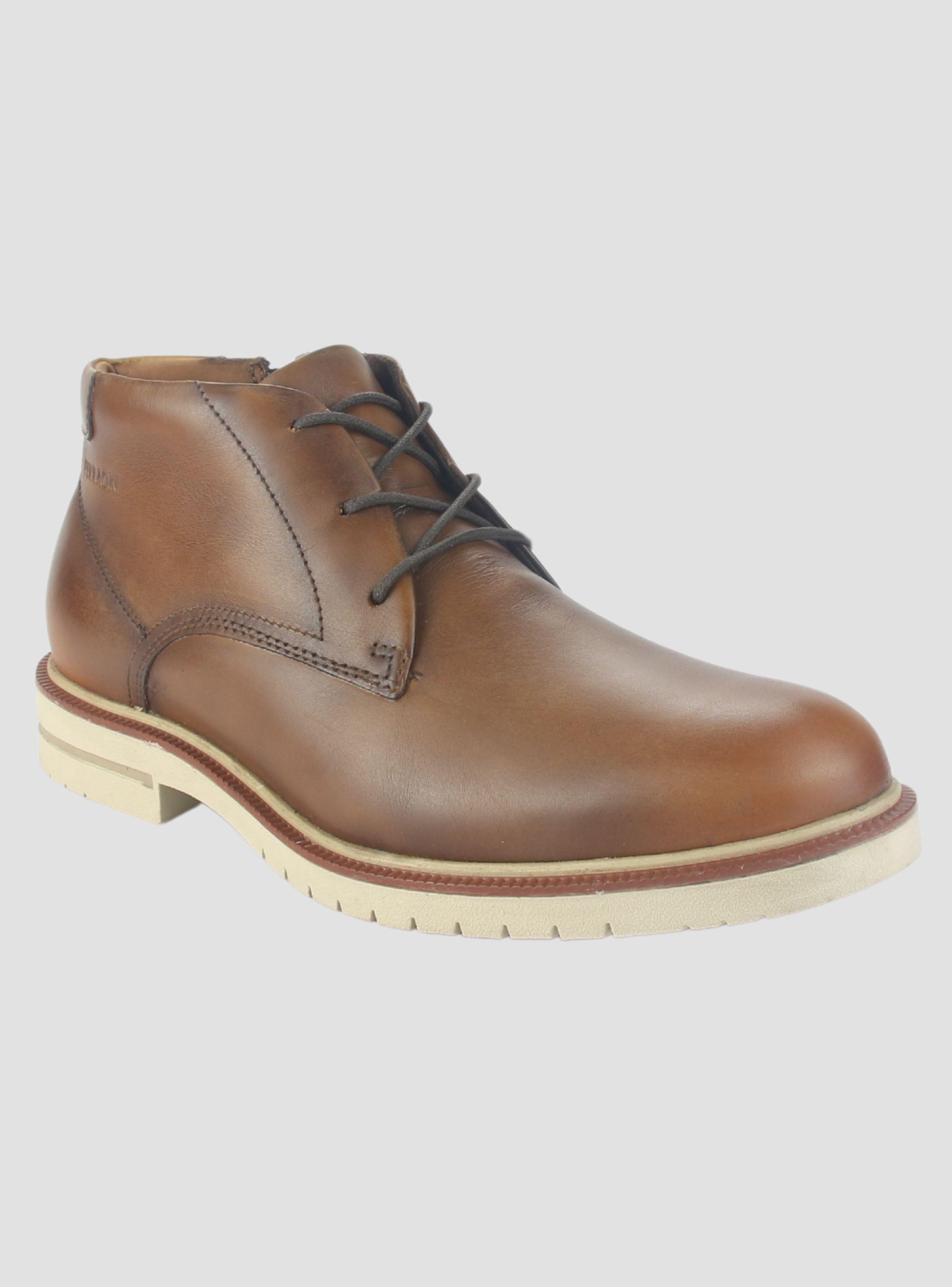 Botin Ferracini Hombre 5437 Firenze Café Claro Casual-2