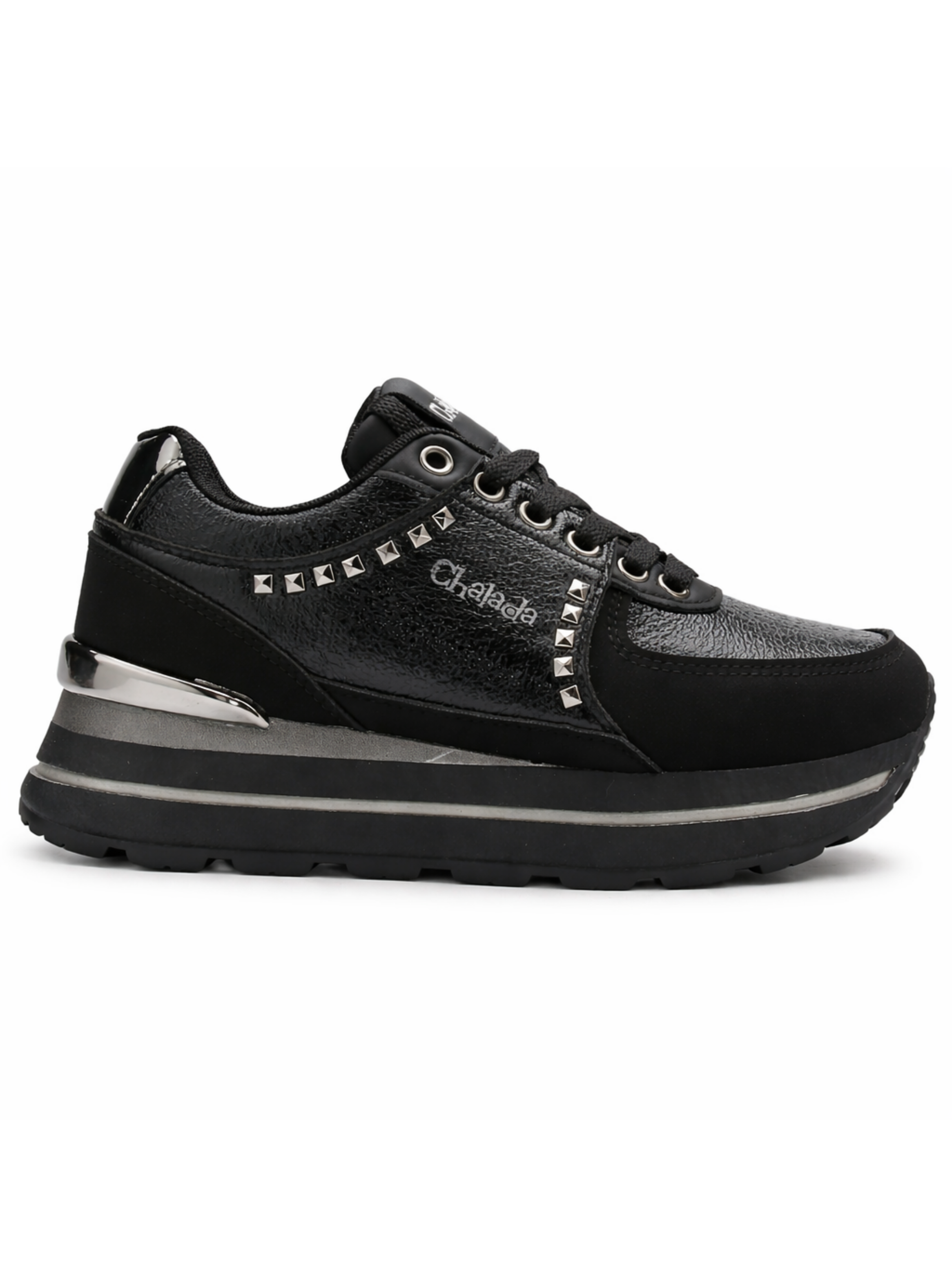 Zapatilla Negro Mujer Urbano Chalada Orbit-0