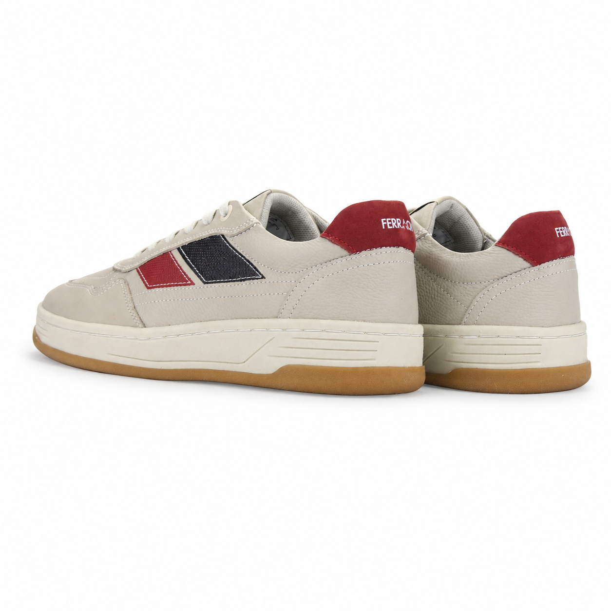 Zapatilla Beige Hombre Urbano Ferracini Jax 8766-7