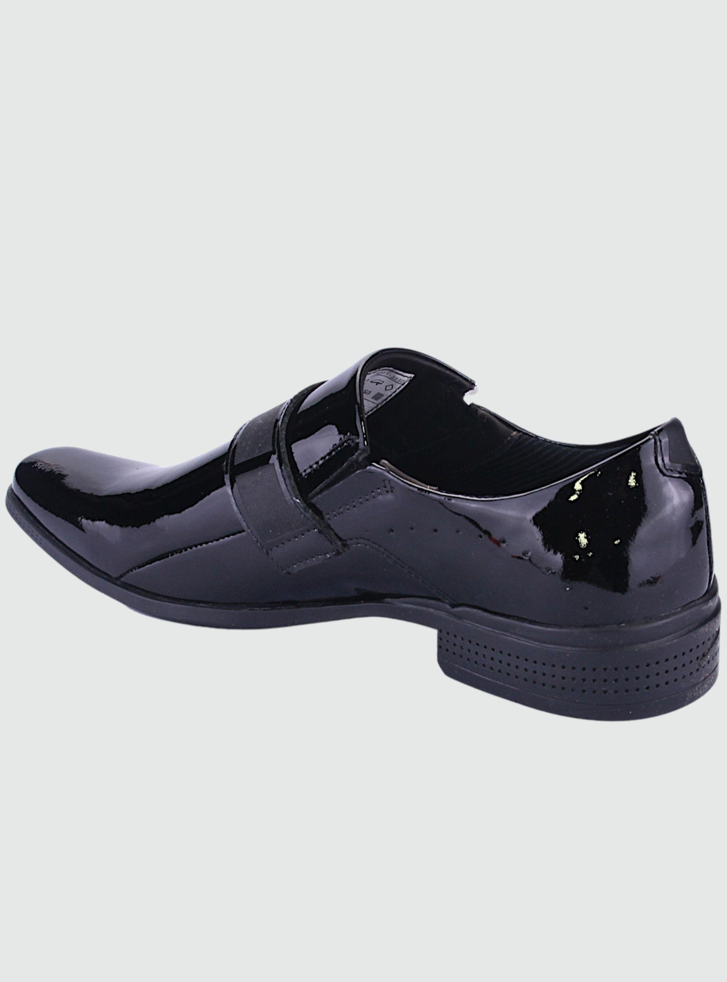 Zapato Ferracini Hombre 4373 Frankfurt Negro Charol Casual-1