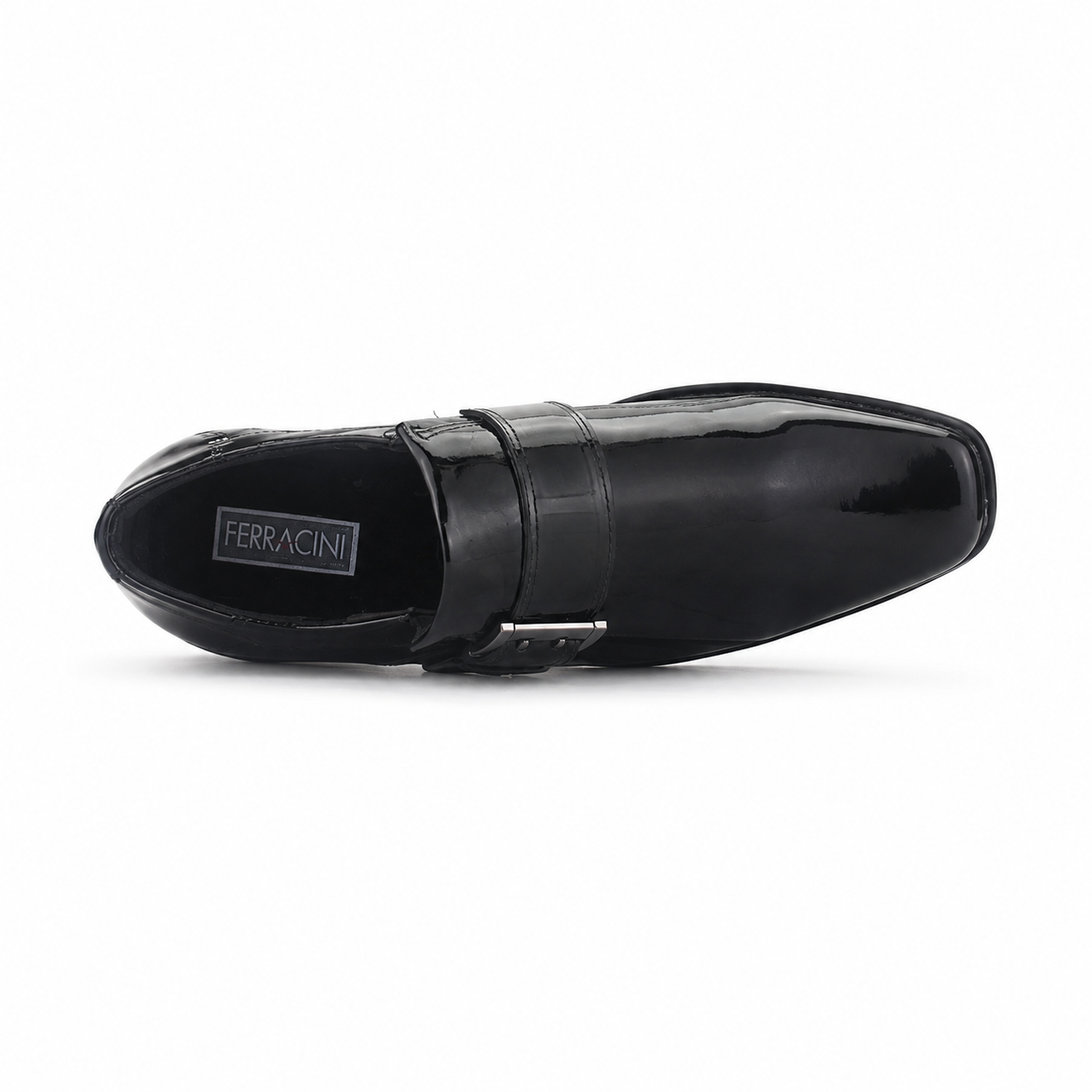 Zapato Ferracini Hombre 4373 Frankfurt Negro Charol Casual-4